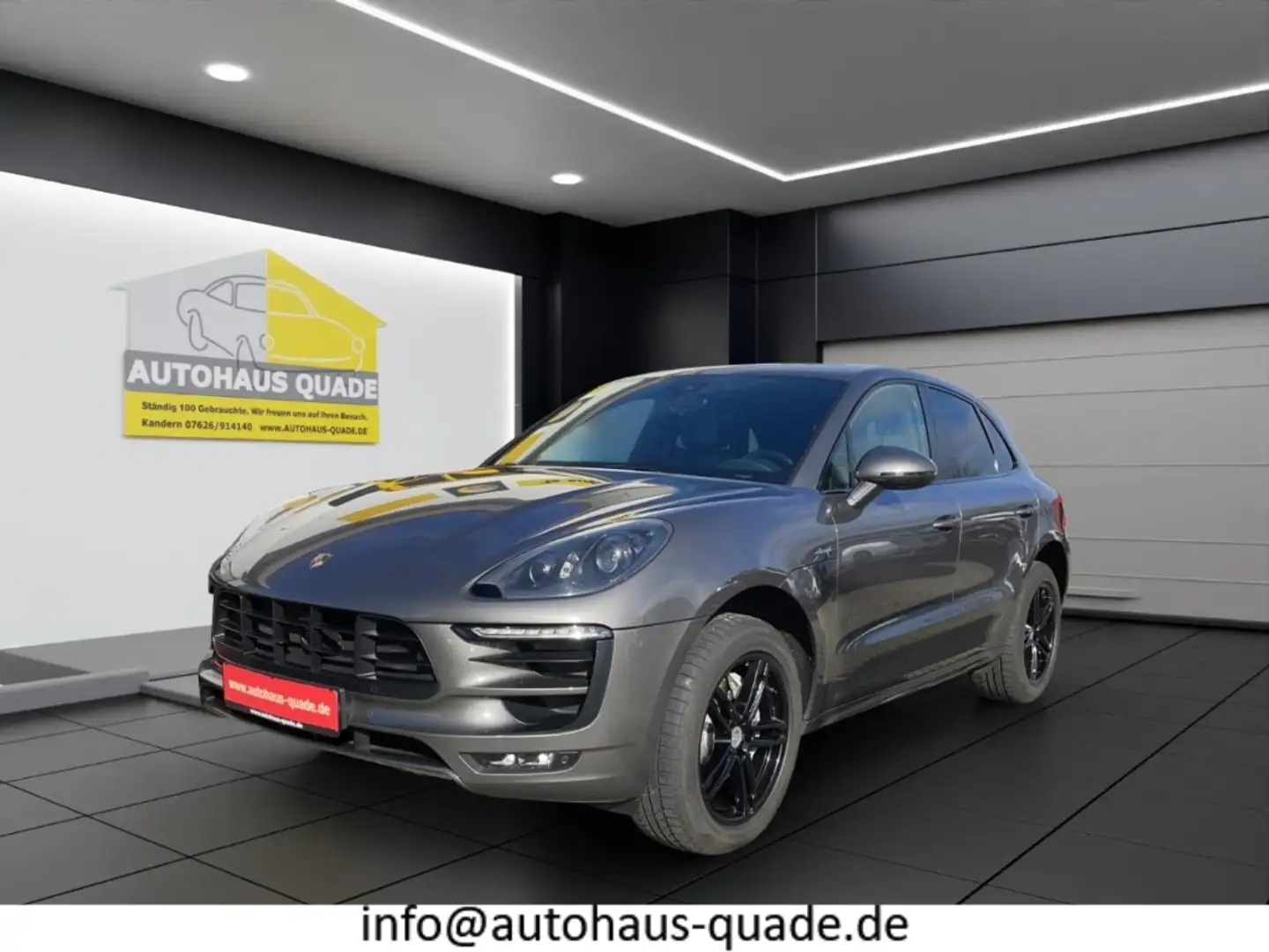 Porsche Macan Panorama Standheizung AHK-Elek. 21 Zoll /Service-N Grau - 1