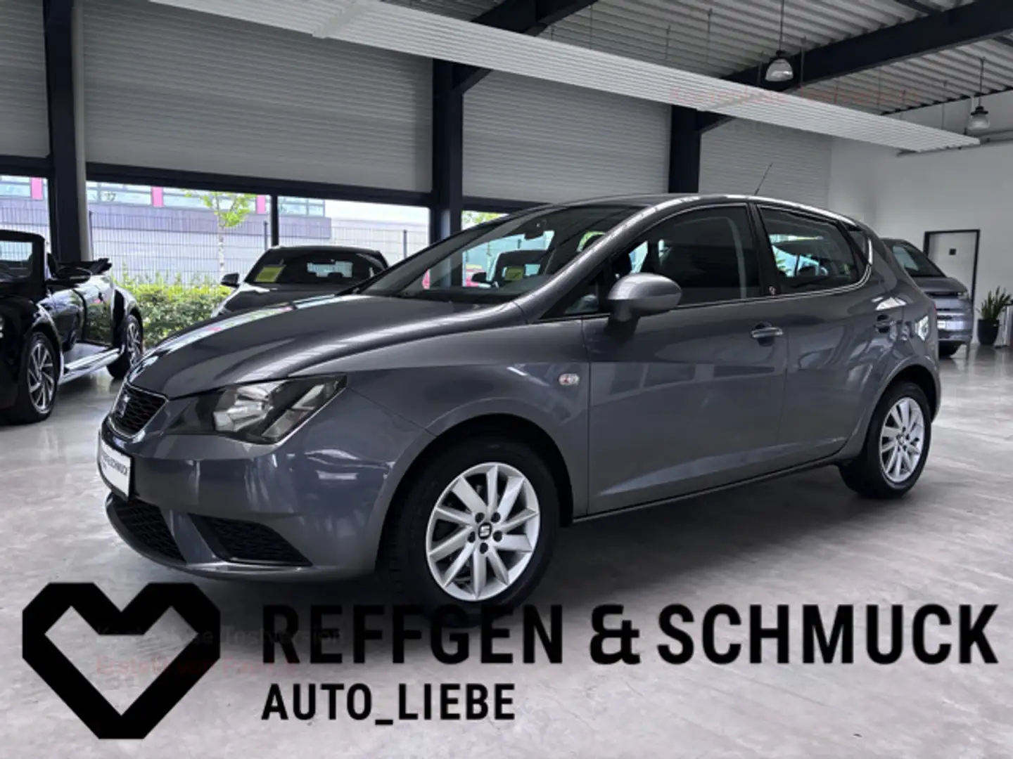 SEAT Ibiza REFERENCE KLIMAANLAGE+EINPARKHILFE+TÜV+1HD Gris - 1