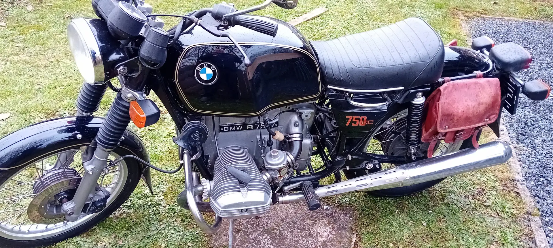 BMW R 75/7 Schwarz - 1