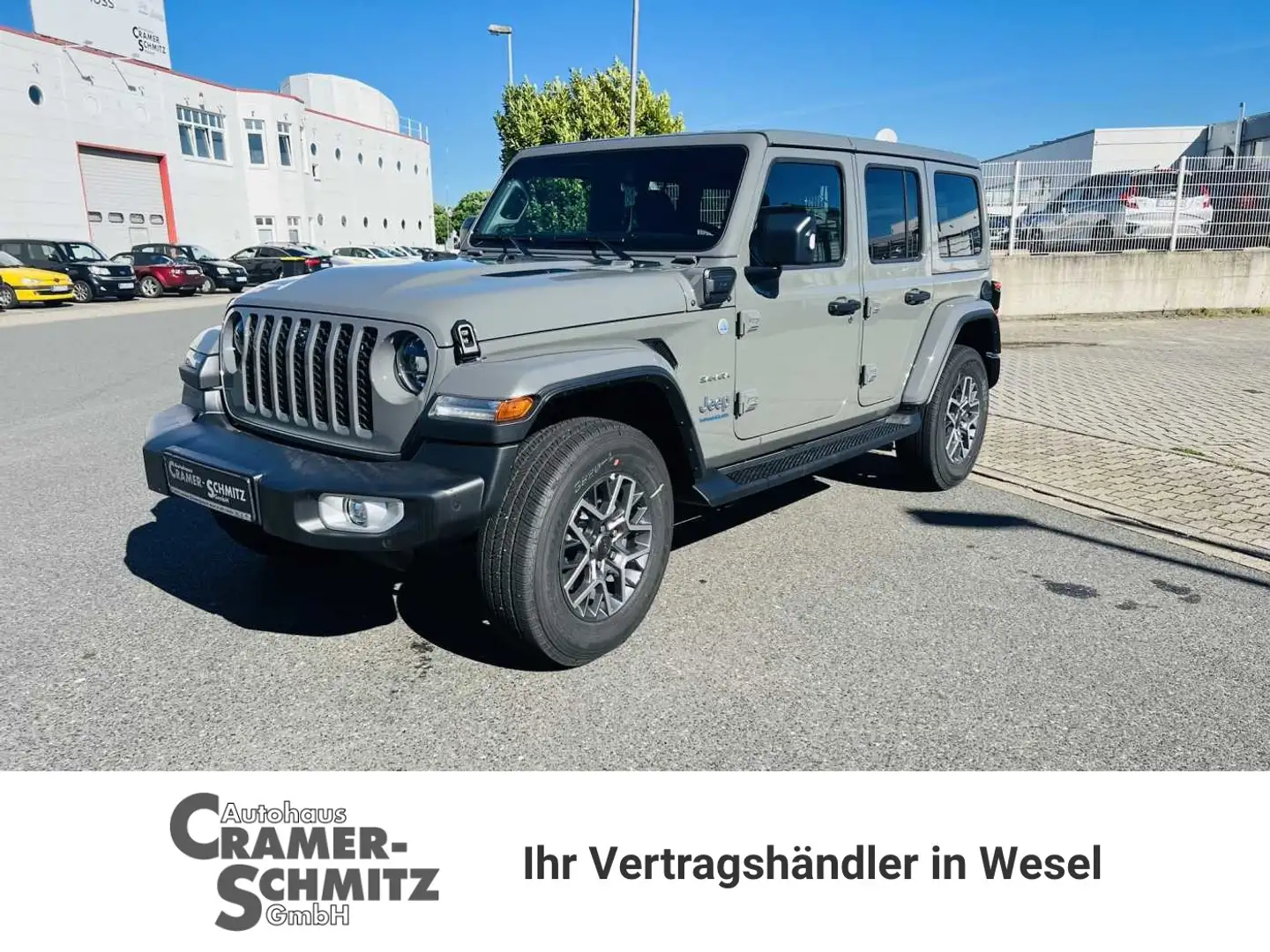 Jeep Wrangler Sahara 2.0 PHEV Hardtop AWD Autom. Gris - 1