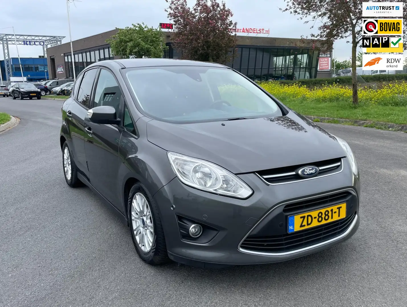 Ford C-Max 1.0 Edition Plus, Trekhaak, Pdc, Cruise, 5drs, Goe Gris - 1