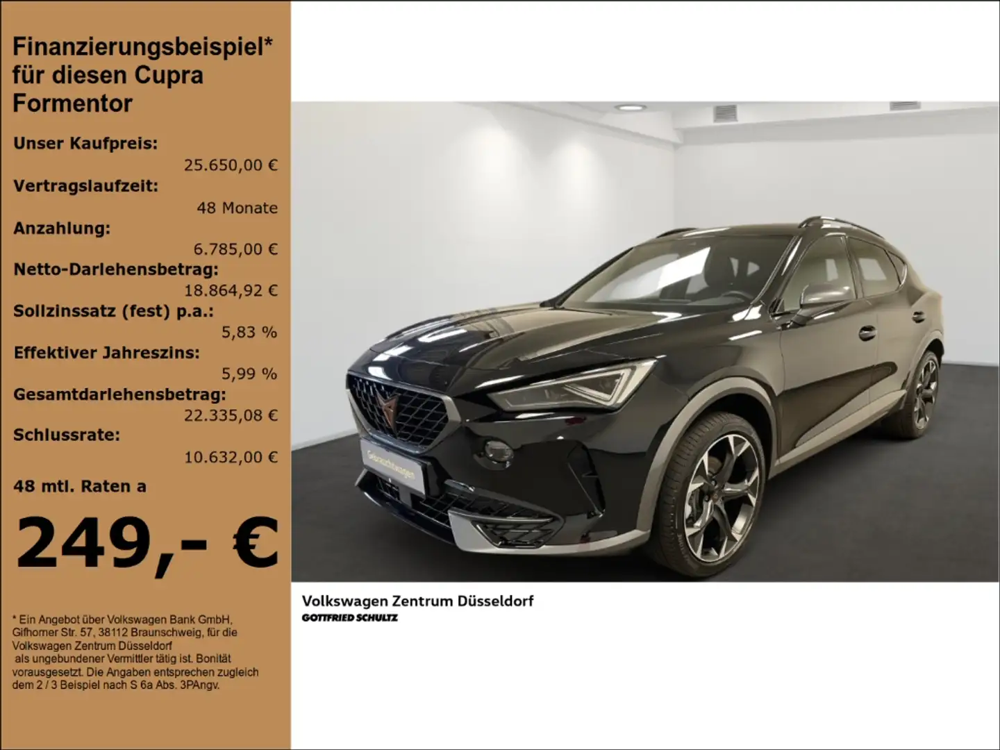 CUPRA Formentor 1.5 TSI Led-Scheinwerfer Sitzheizung Schwarz - 1