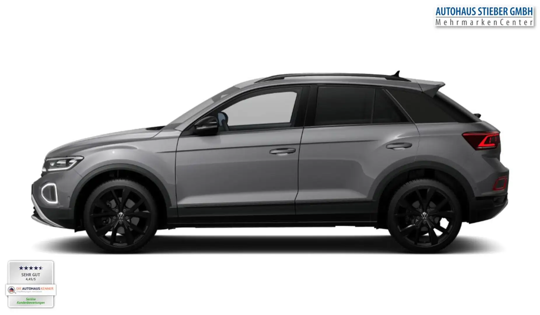 Volkswagen T-Roc Style 1.5 TSI 150 BlackP Matrix Nav SHZ 110 kW ... Grau - 2