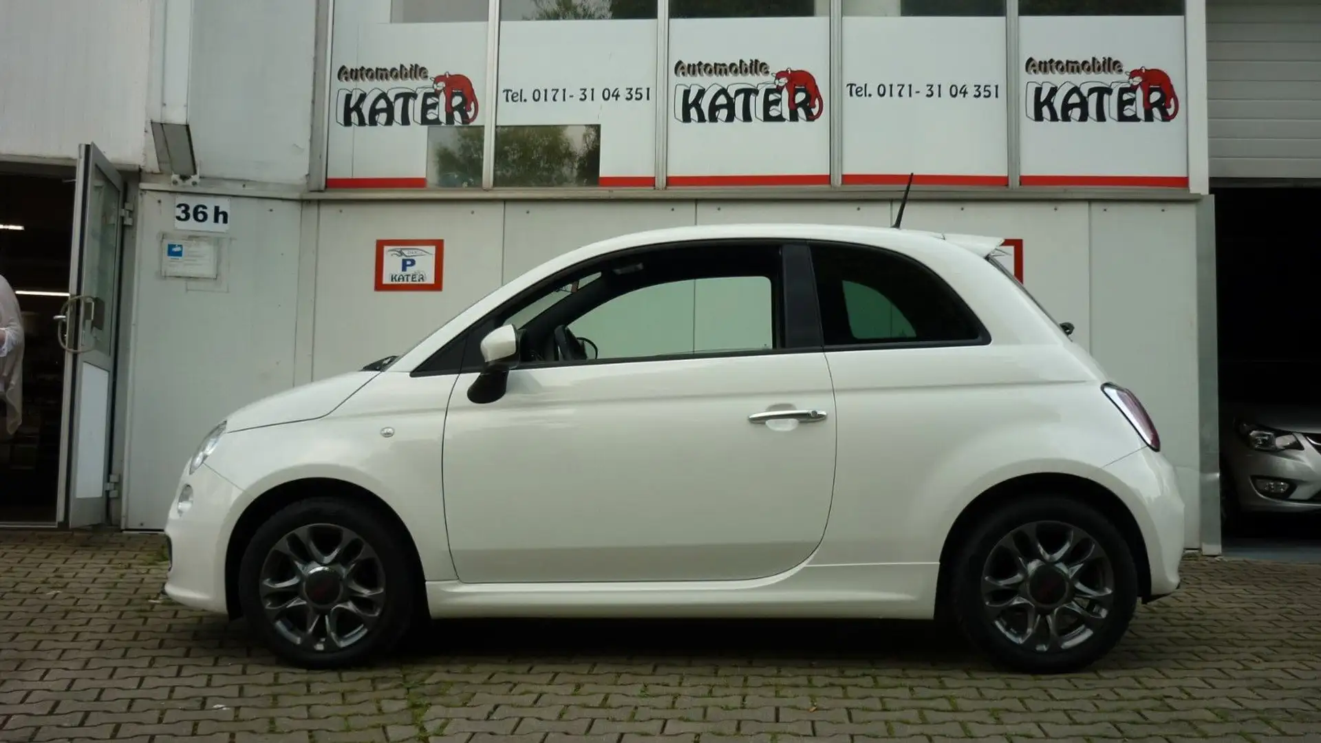 Fiat 500 Sport KLIMA,BT,ZV,eFH, Weiß - 2