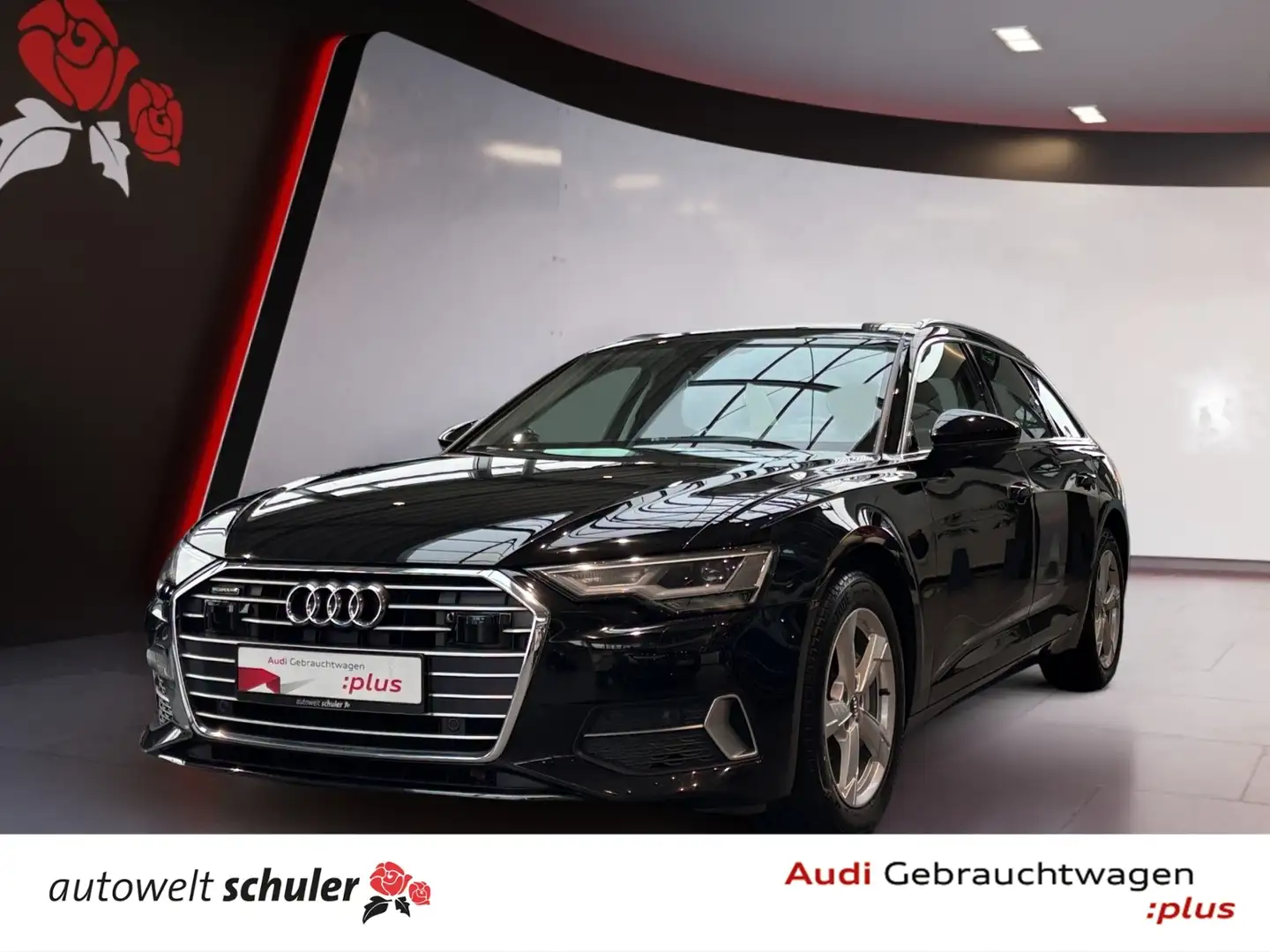 Audi A6 Avant 40 2.0 TDi quattro sport AHK ACC LED Navi S Zwart - 1