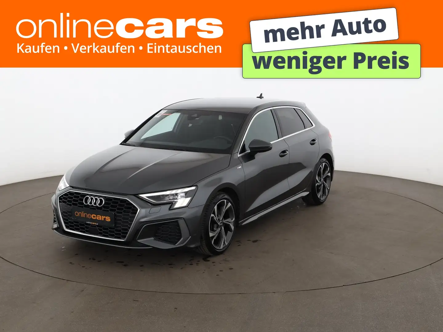 Audi A3 SB 35 TFSI S-Line Aut MATRIX LEDER NAVI B&O Grau - 1