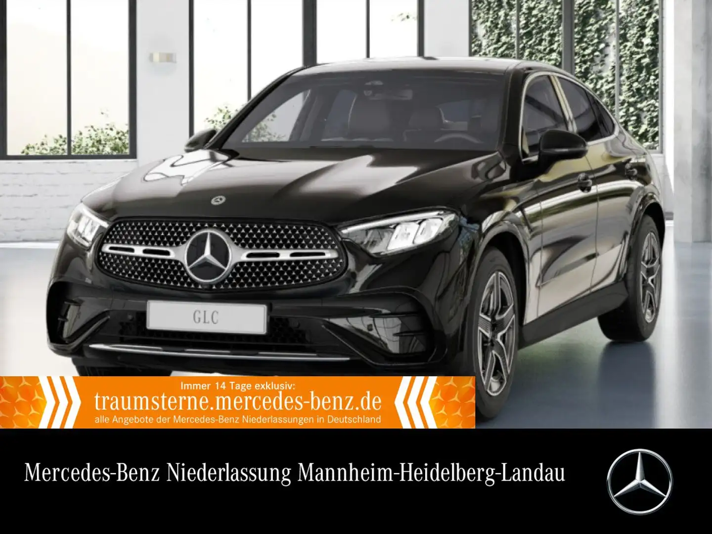 Mercedes-Benz GLC 200 4M AMG+AHK+LED+KAMERA+KEYLESS+9G Noir - 1