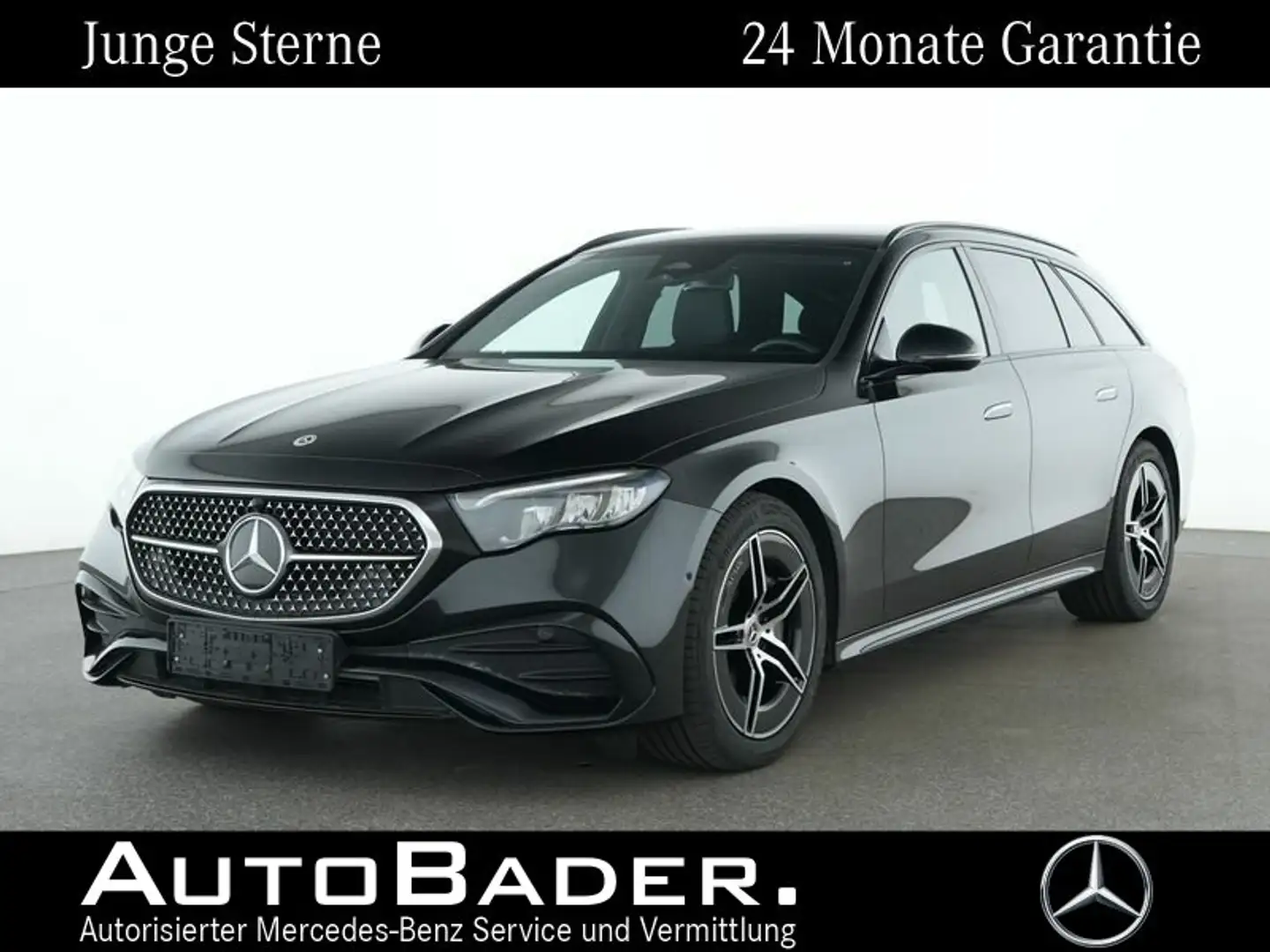 Mercedes-Benz E 220 E 220 d T AMG Advanced DISTR NIGHT AHK KeylGO Schwarz - 1