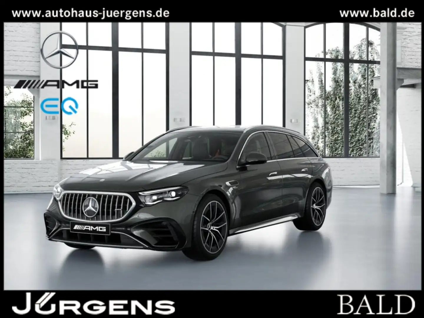 Mercedes-Benz E 53 AMG Hybrid 4M+ T DIGITAL/Pano/AHK/Distr/20" Grau - 1