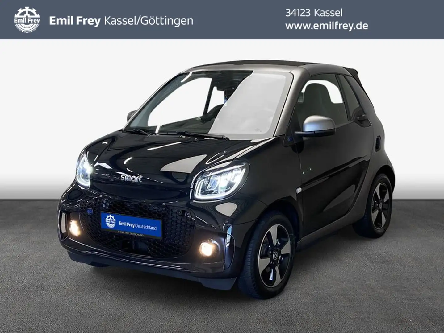 smart forTwo fortwo cabrio EQ passion/22kW/Exclusive/LED Noir - 1