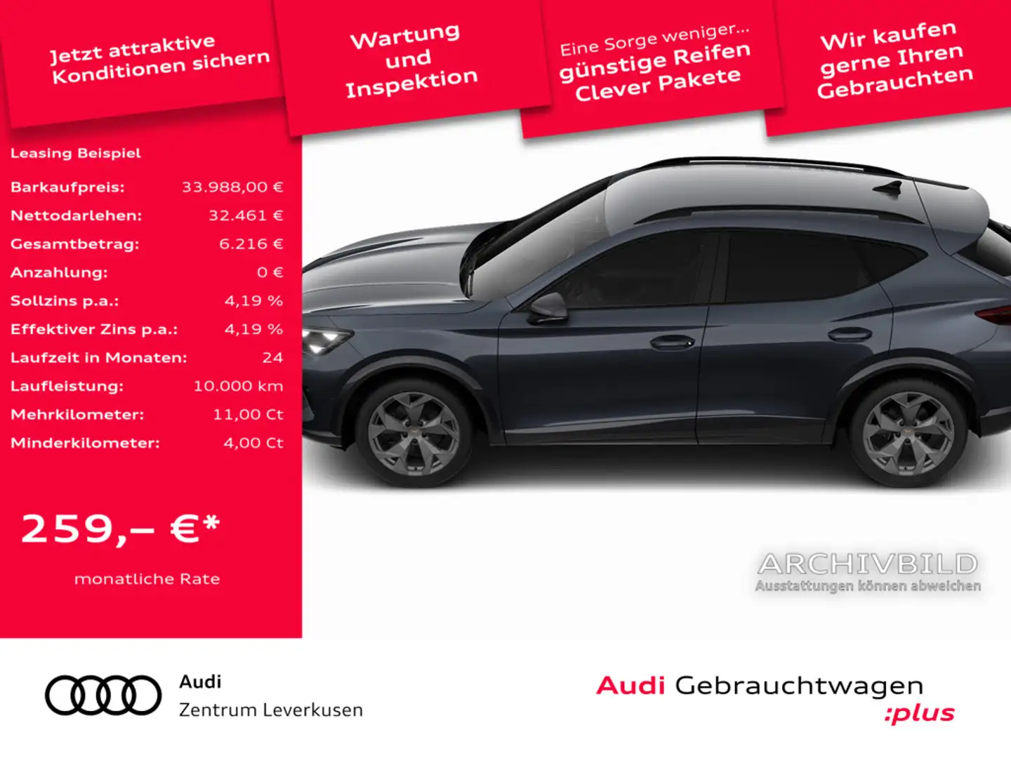 CUPRA Formentor DSG MEMORY CARPLAY LED KEYLESS ACC Noir - 2