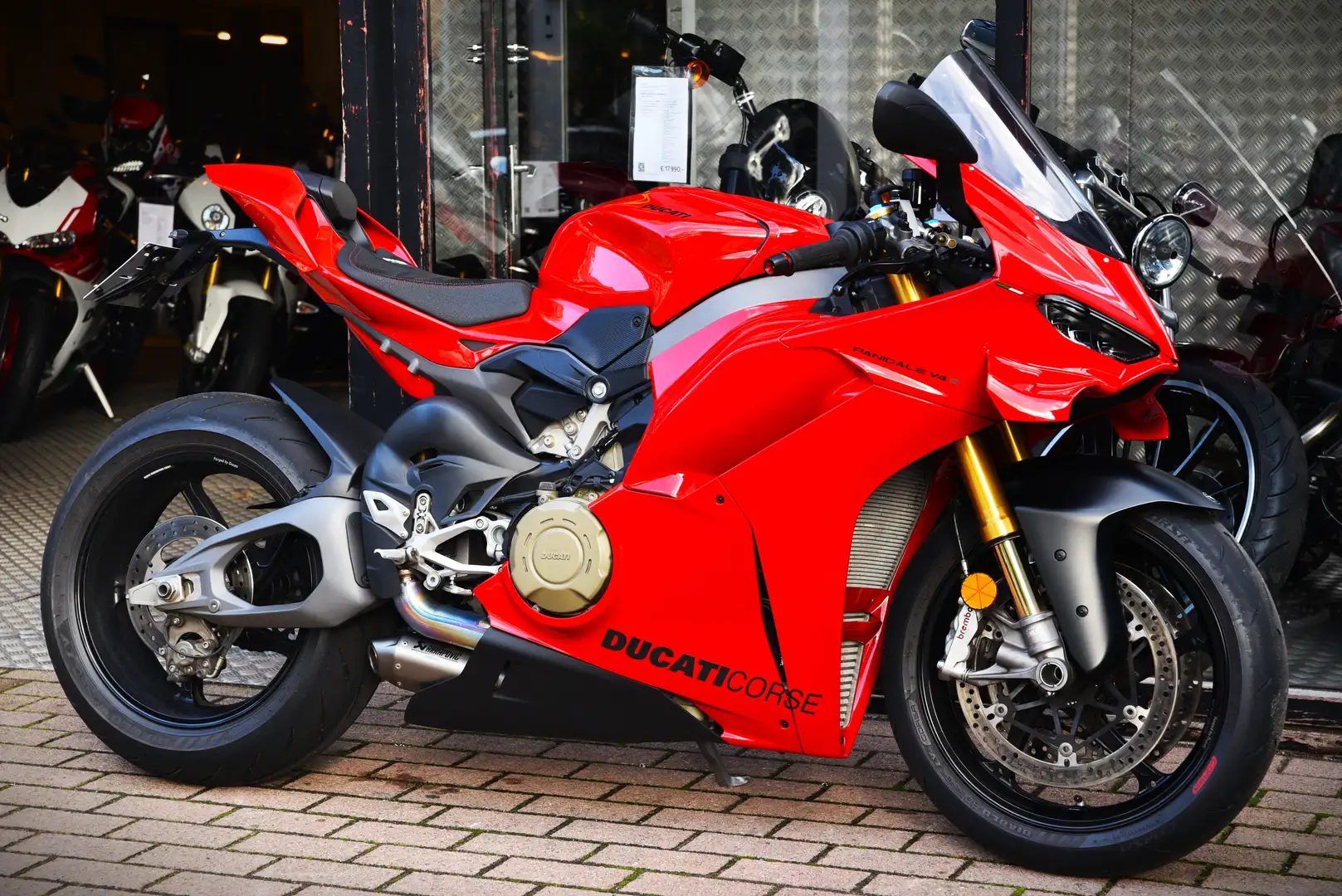 Ducati Panigale V4 S (TVAC) ***MOTO VERTE*** Rouge - 1