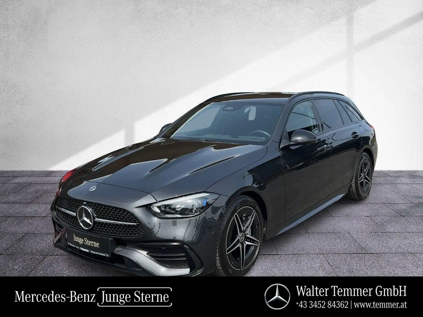 Mercedes-Benz C 220 d 4MATIC T-Modell ADVANCED+ AMG LED AHV Grau - 1