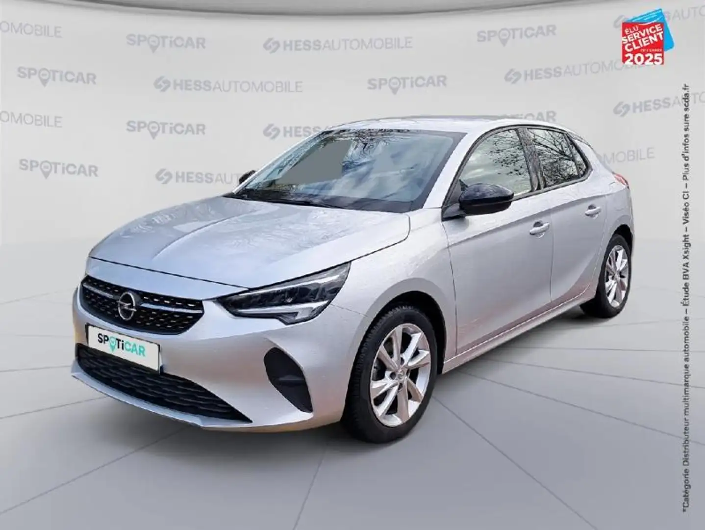 Opel Corsa-e 1.2 75ch Elegance Business GPS Gris - 1