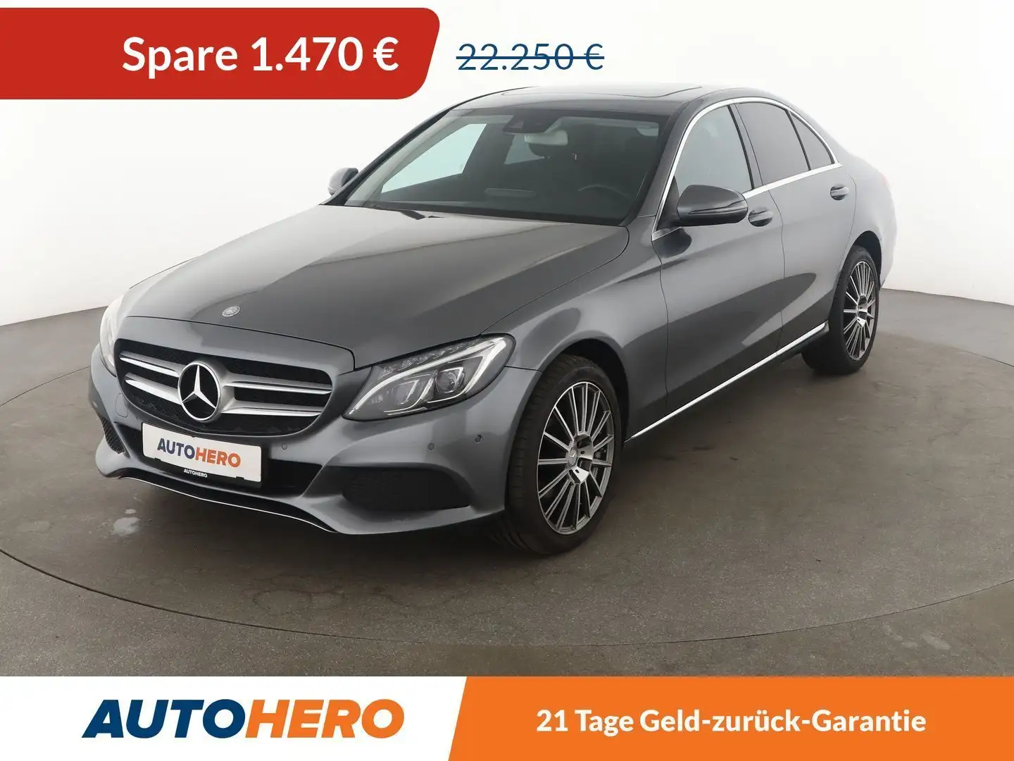 Mercedes-Benz C 200 C 200 4Matic Avantgarde Aut.*NAVI*LED* Gris - 1