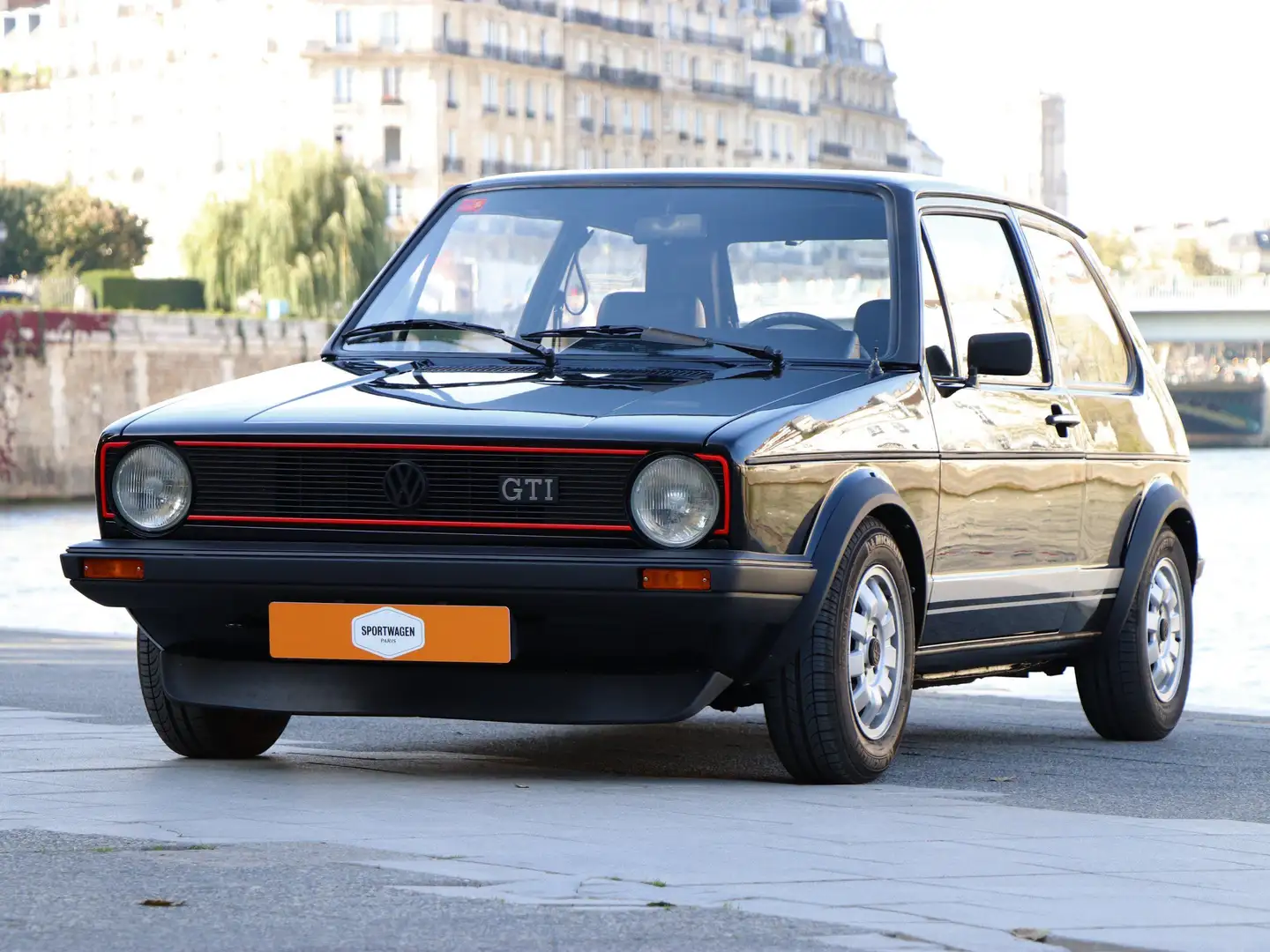 Volkswagen Golf GTI 1.8i Rabbit Negro - 1