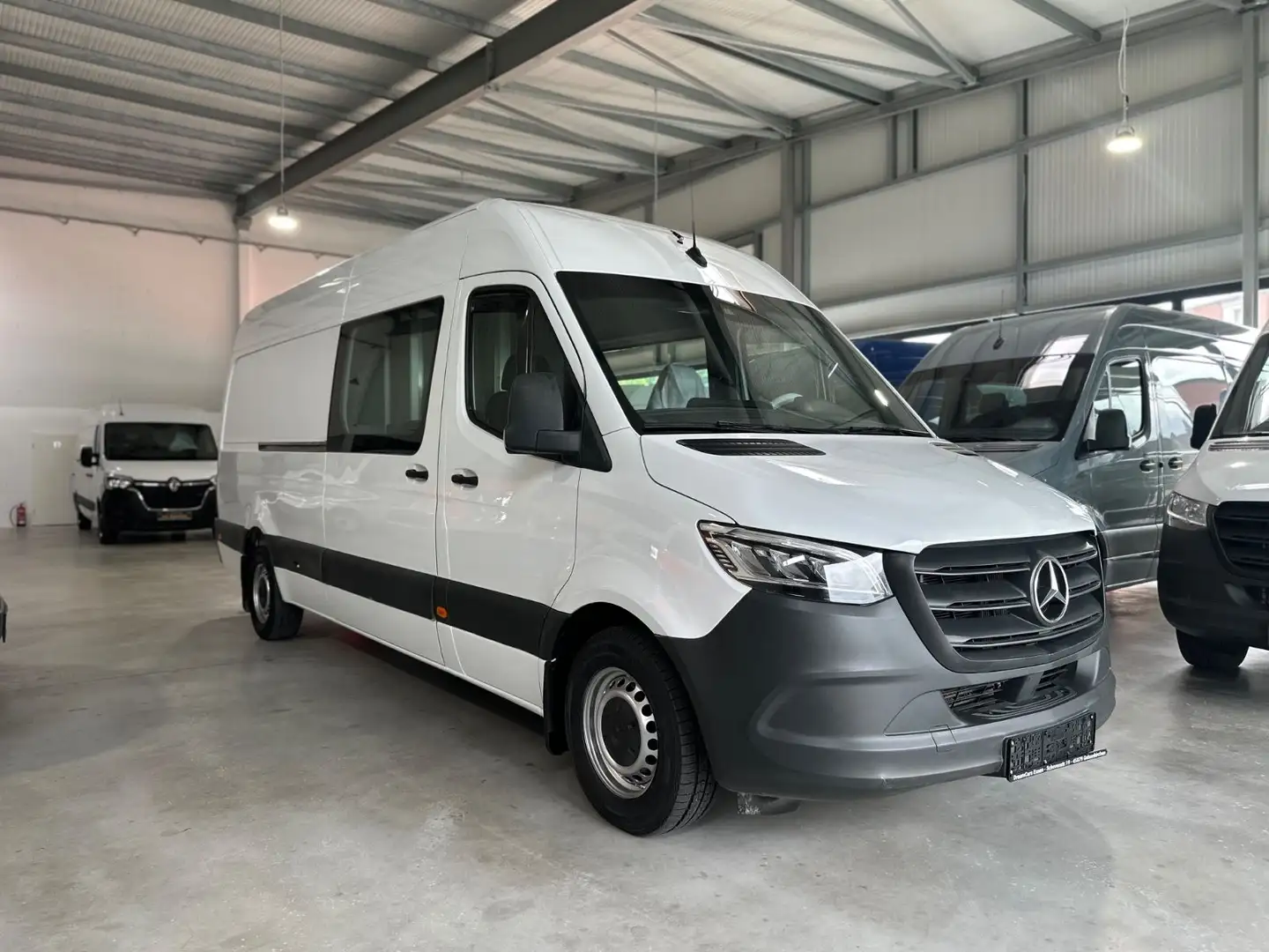 Mercedes-Benz Sprinter III 319 MAXI MIXTO*AUTOMATIK*AHK3.5*LED Blanc - 1