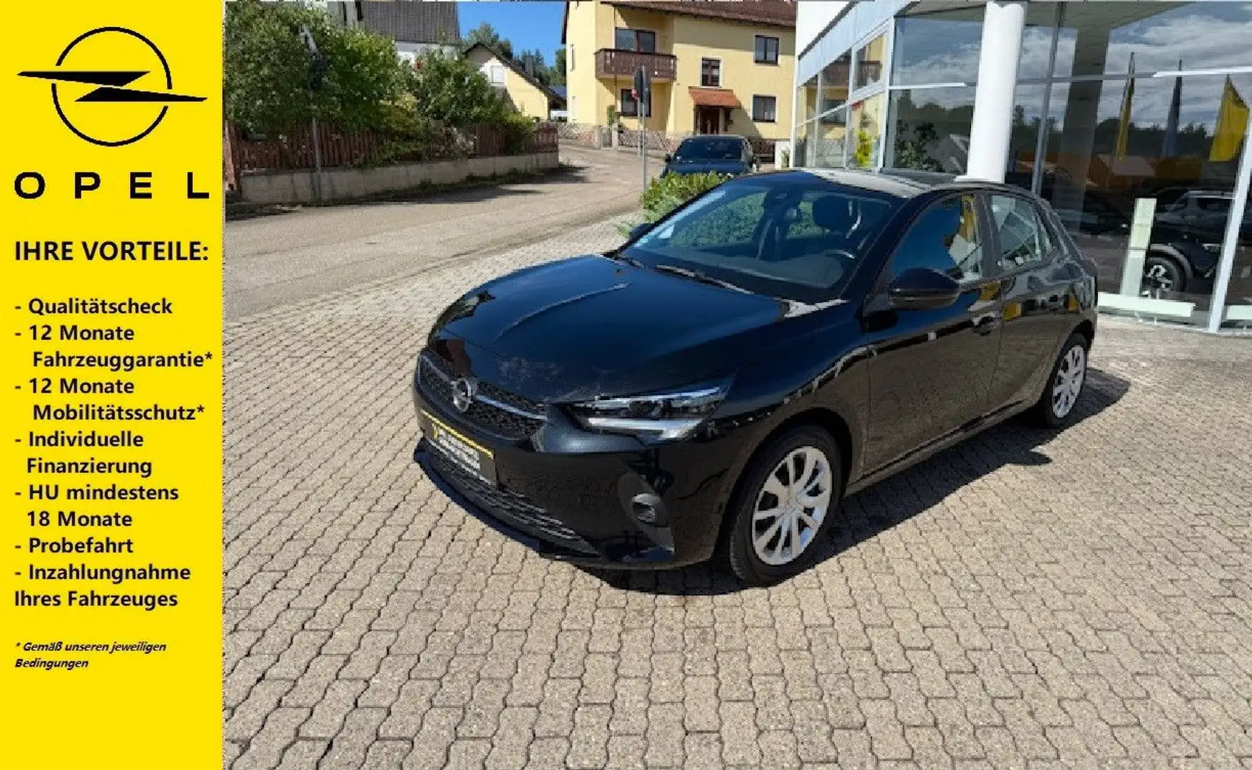 Opel Corsa -e Edition 136 PS Kamera 11kW Lader SHZ LED Schwarz - 1