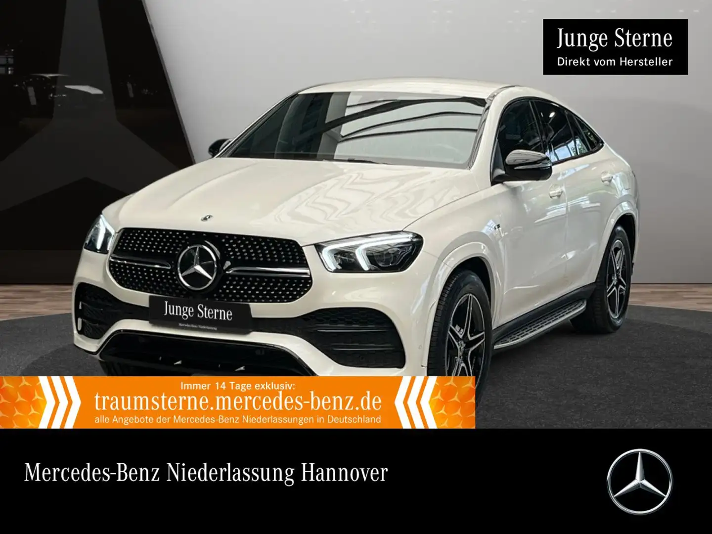 Mercedes-Benz GLE 350 e Coupé 4M AMG+NIGHT+360+MULTIBEAM+CARBON Weiß - 1