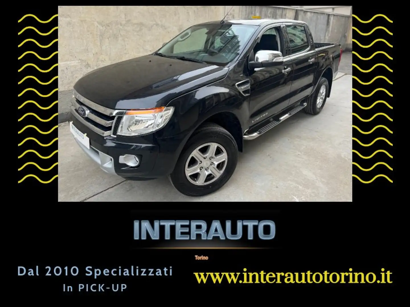 Ford Ranger Ranger 2.2 tdci double cab Limited auto Negro - 1