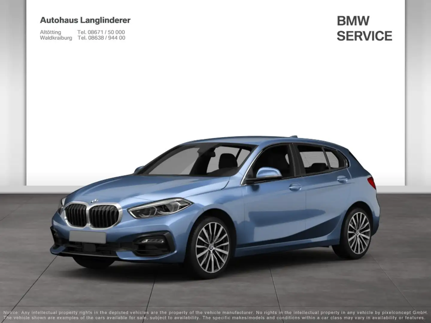 BMW 118 i 5-Türer Sport Line Azul - 1