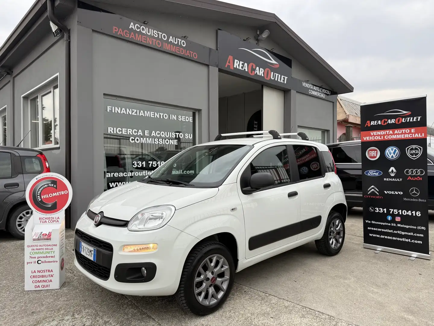 Fiat Panda 1.3 MJT 80cv* 4x4 *Van 2 posti*2018*km 77.516 Weiß - 1