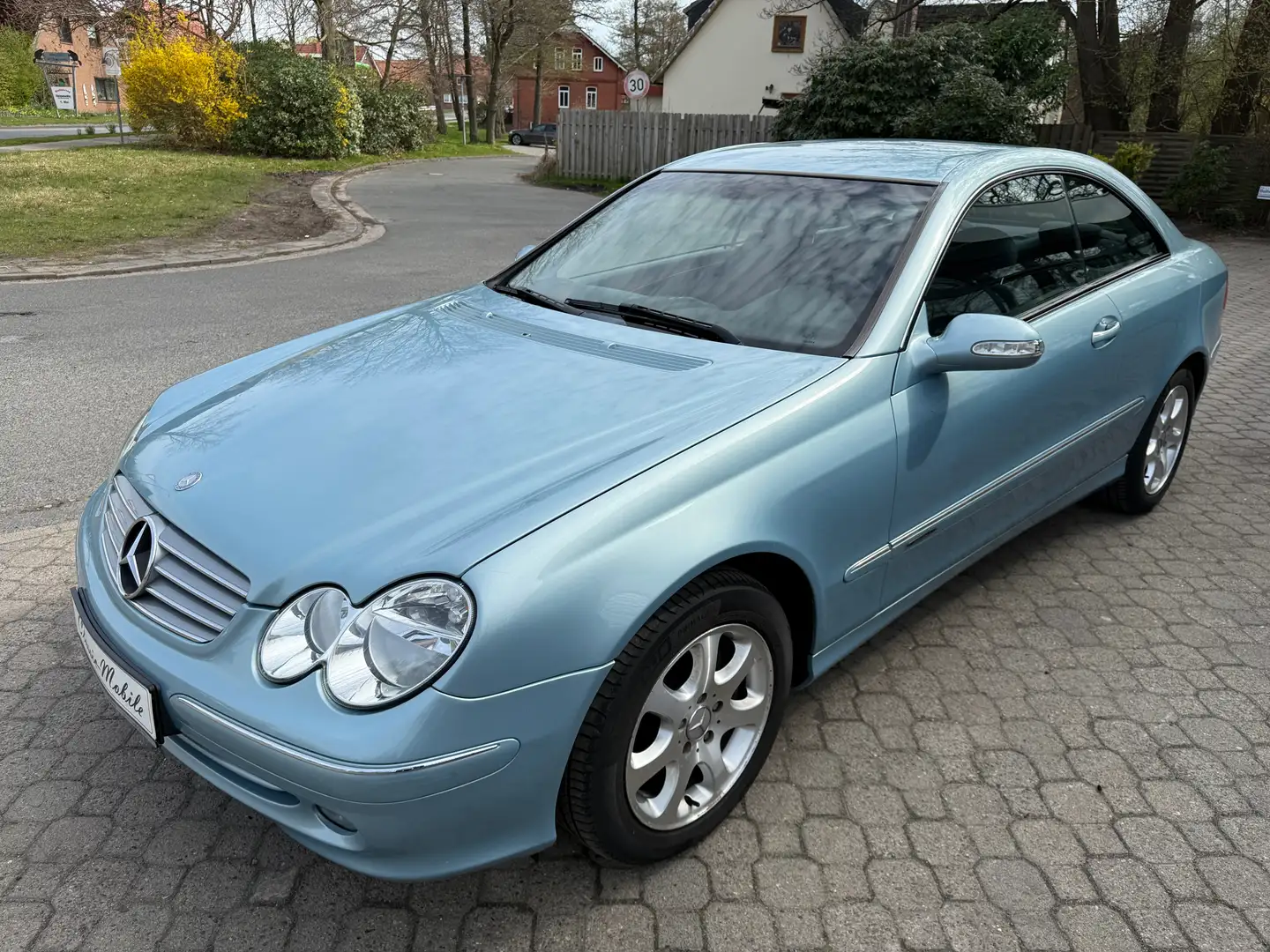 Mercedes-Benz CLK 240 Coupe Elegance *HU 3/2028*2.Hand*Klimaautomatik* Azul - 2