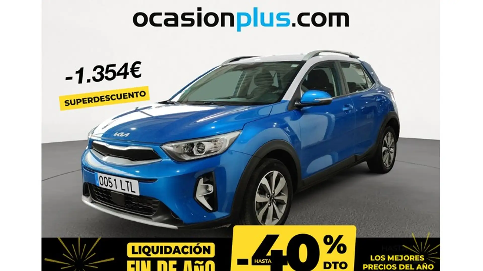 Kia Stonic 1.0 T-GDi MHEV Drive 100 Blanc - 1