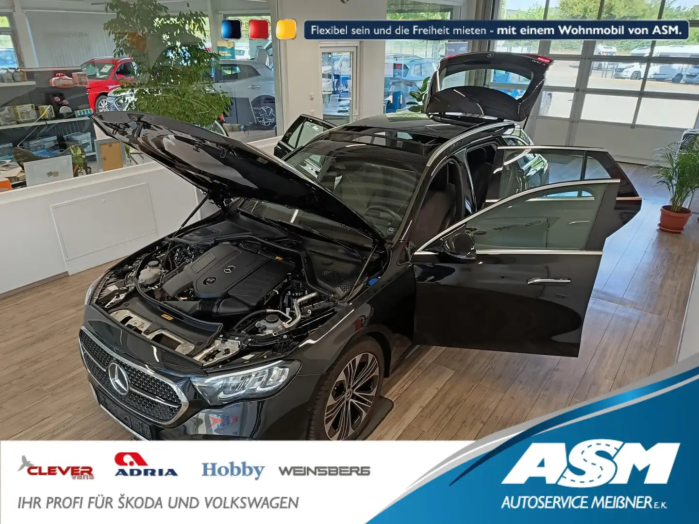 Mercedes-Benz E 200 Avantgarde Advanced*PSD*LED*NAVI*ACC* Noir - 1