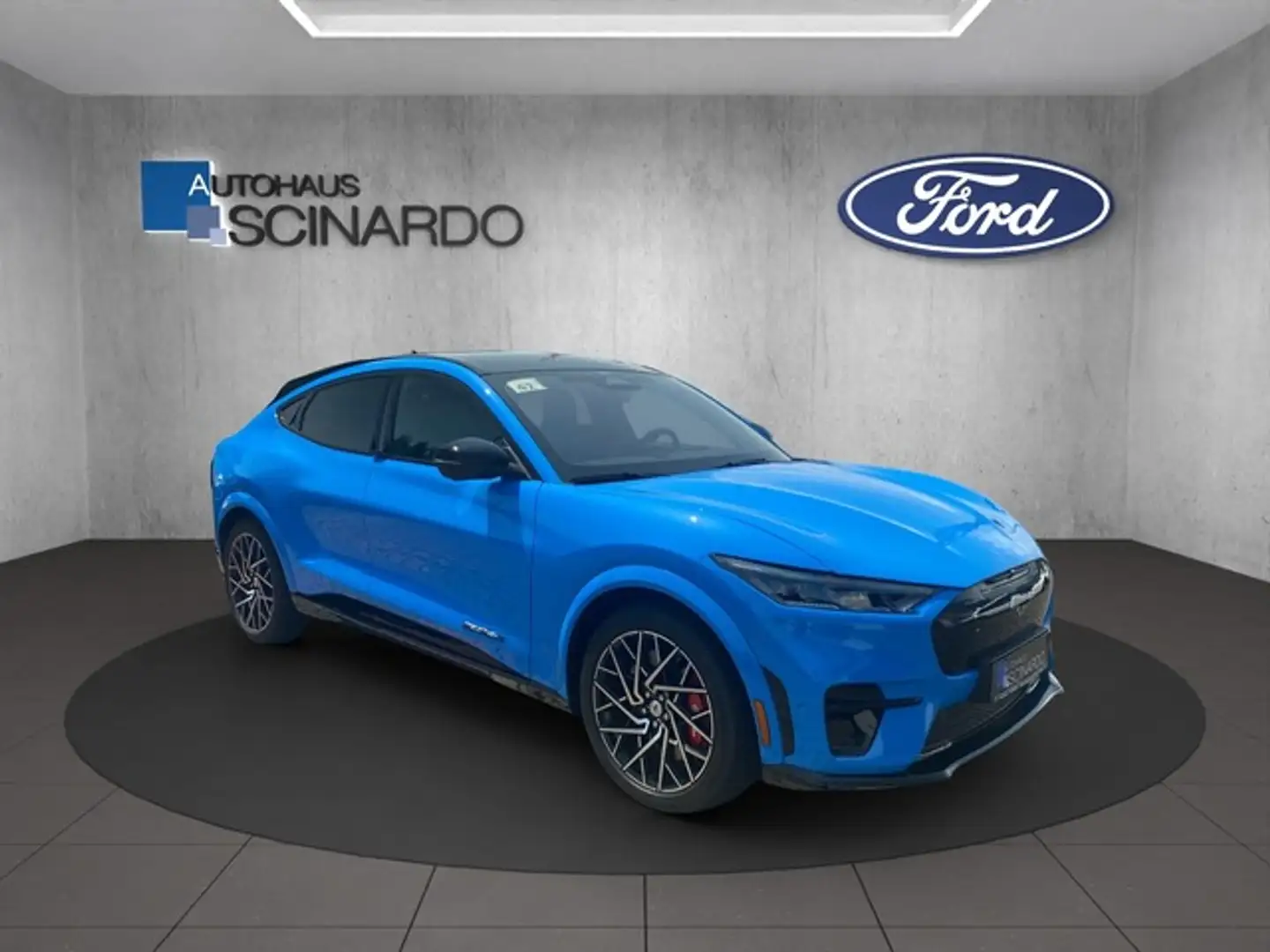 Ford Mustang Mach-E GT AWD 99kWh PANORAMA*B&O*360°ACC Niebieski - 1