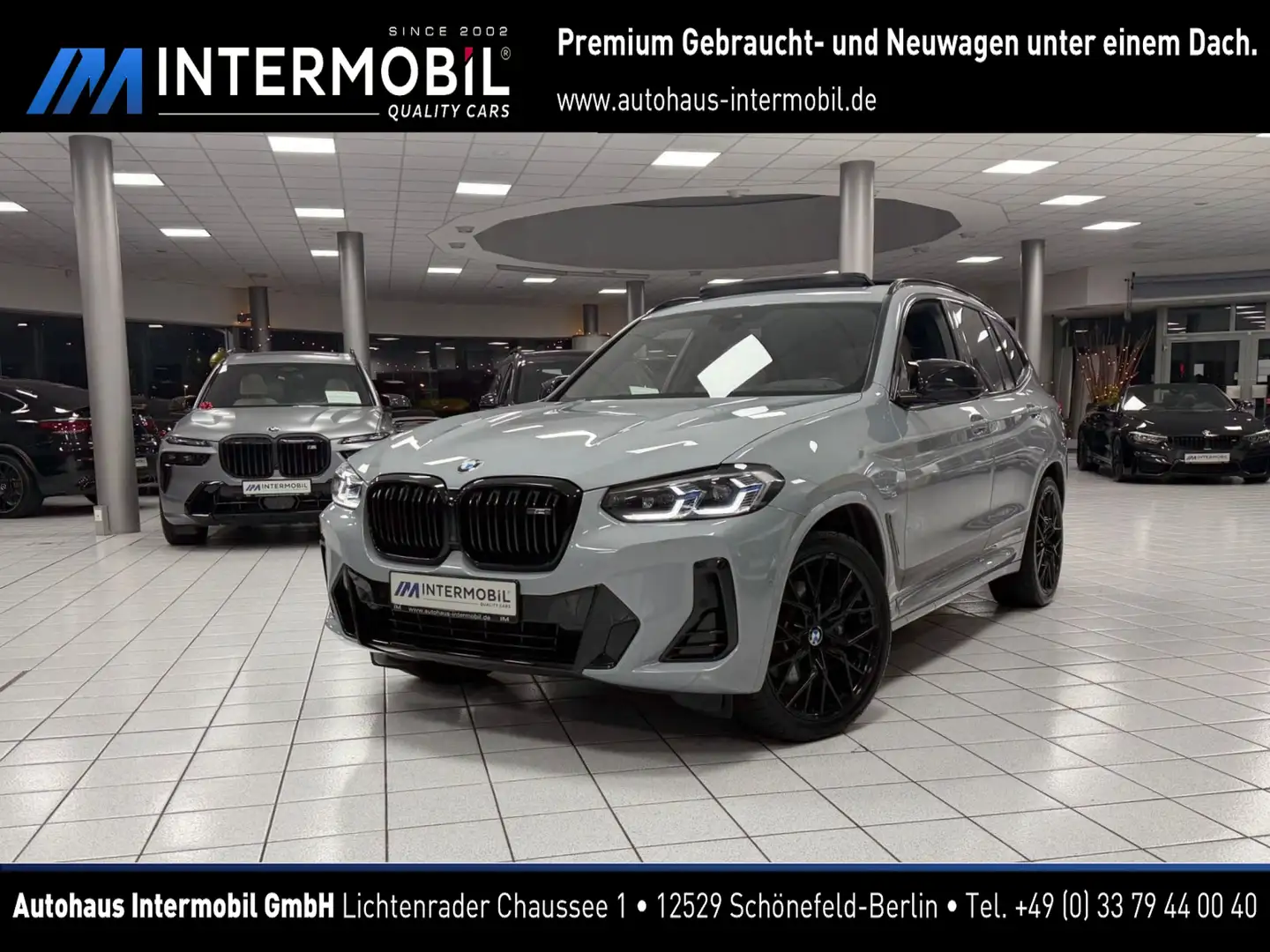 BMW X3 M d xDrive PANO*LASER*H K*KAM*AHK*HUD*Beige Grau - 1