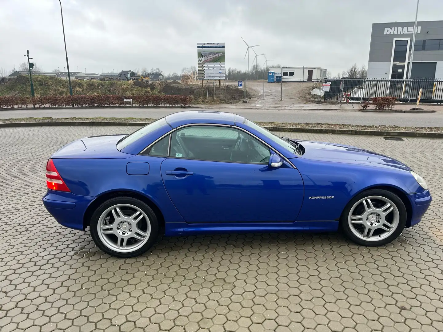 Mercedes-Benz SLK 200 net designo leder  interieur  met nieuwe apk Blauw - 1