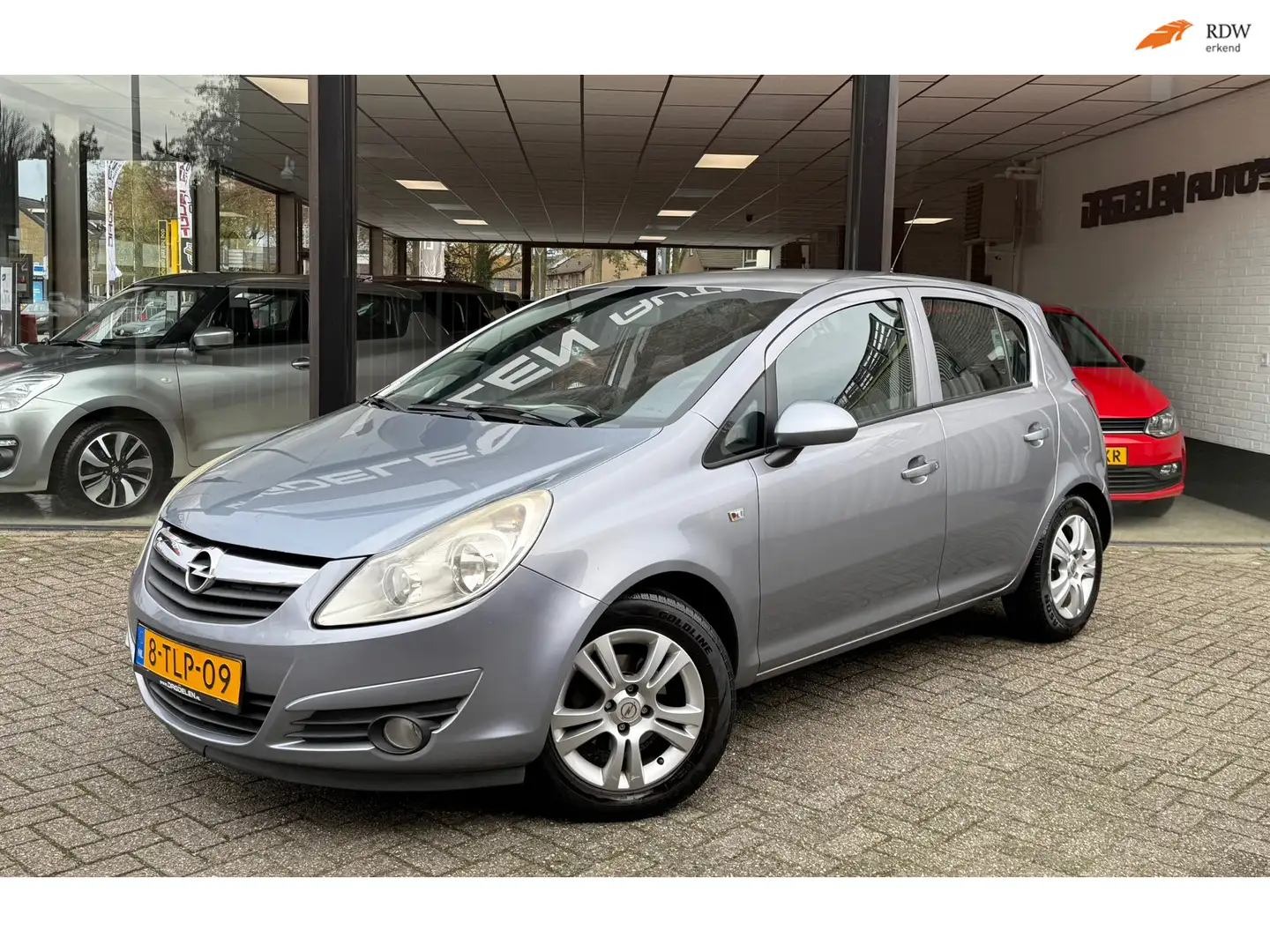 Opel Corsa 1.2-16V AUTOMAAT 80pk 5drs AIRCO | ELEKTR PACK Gris - 1