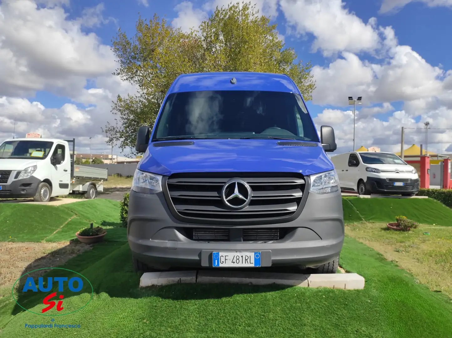 Mercedes-Benz Sprinter F39/33 311 CDI -115cv TETTO ALTO 3 POSTI Bleu - 2