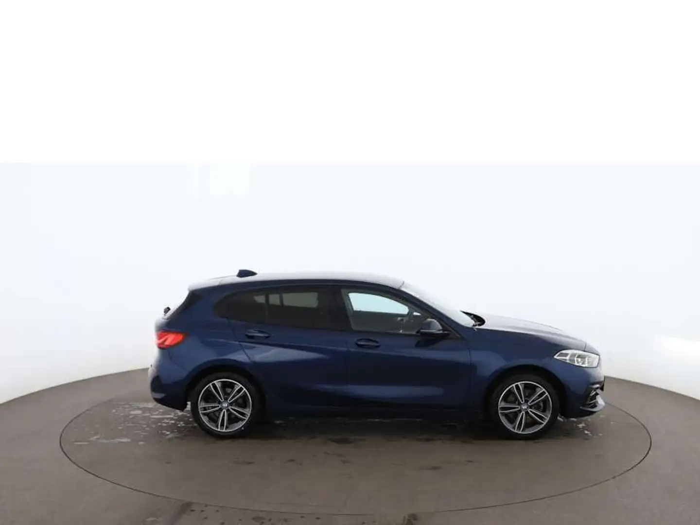 BMW 118 i Sport Aut LED NAVI LEDER TEMP R-CAM Blau - 2