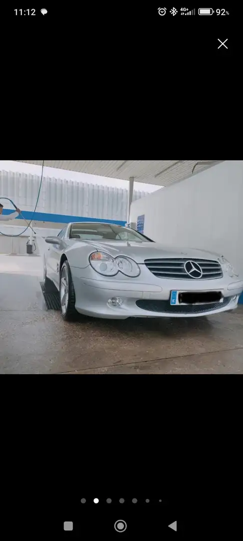 Mercedes-Benz SL 500 Aut. Plateado - 2