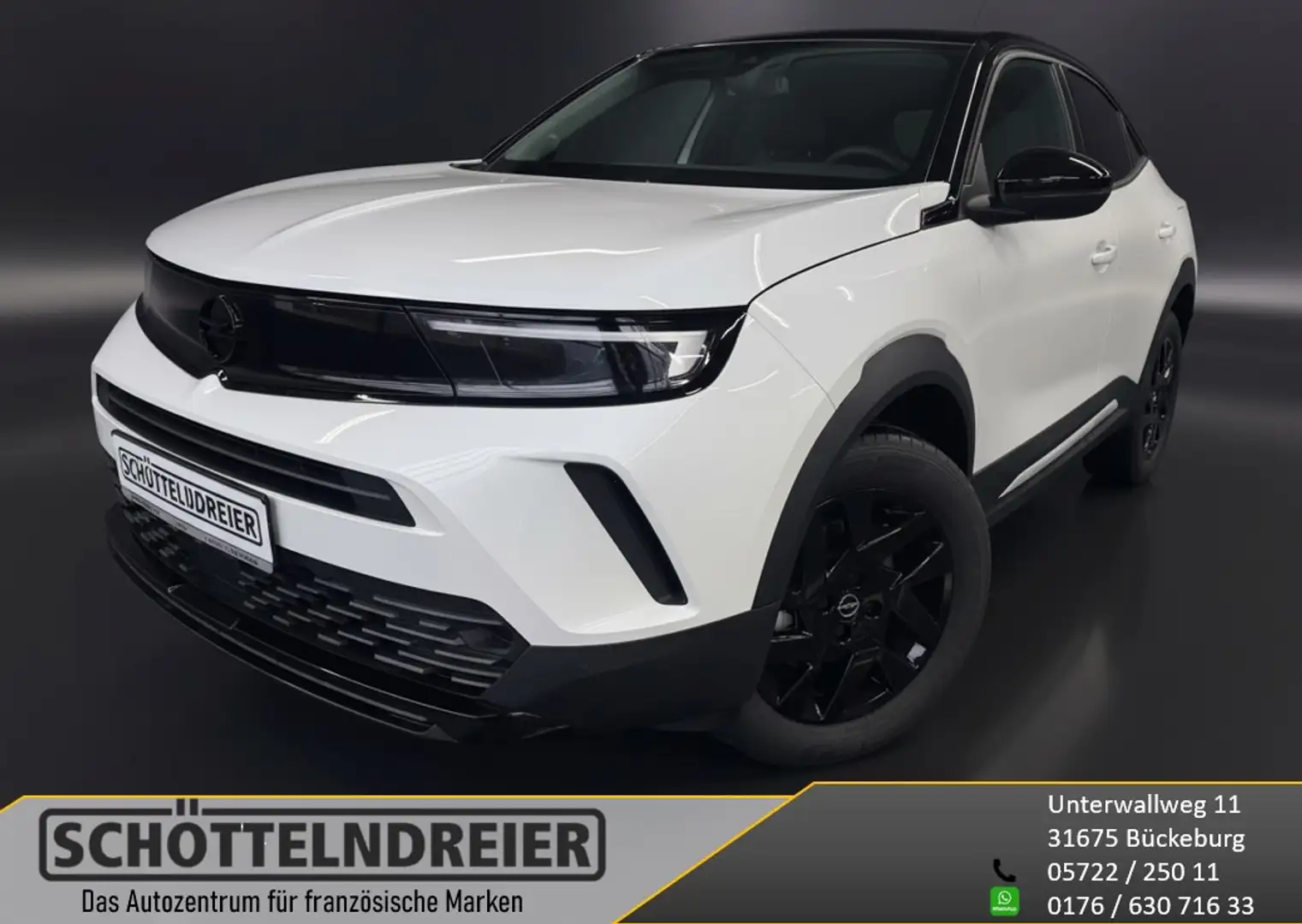 Opel Mokka Mokka 1.2 DI Turbo Automatik GS 180°Kamera LED  GS Wit - 1