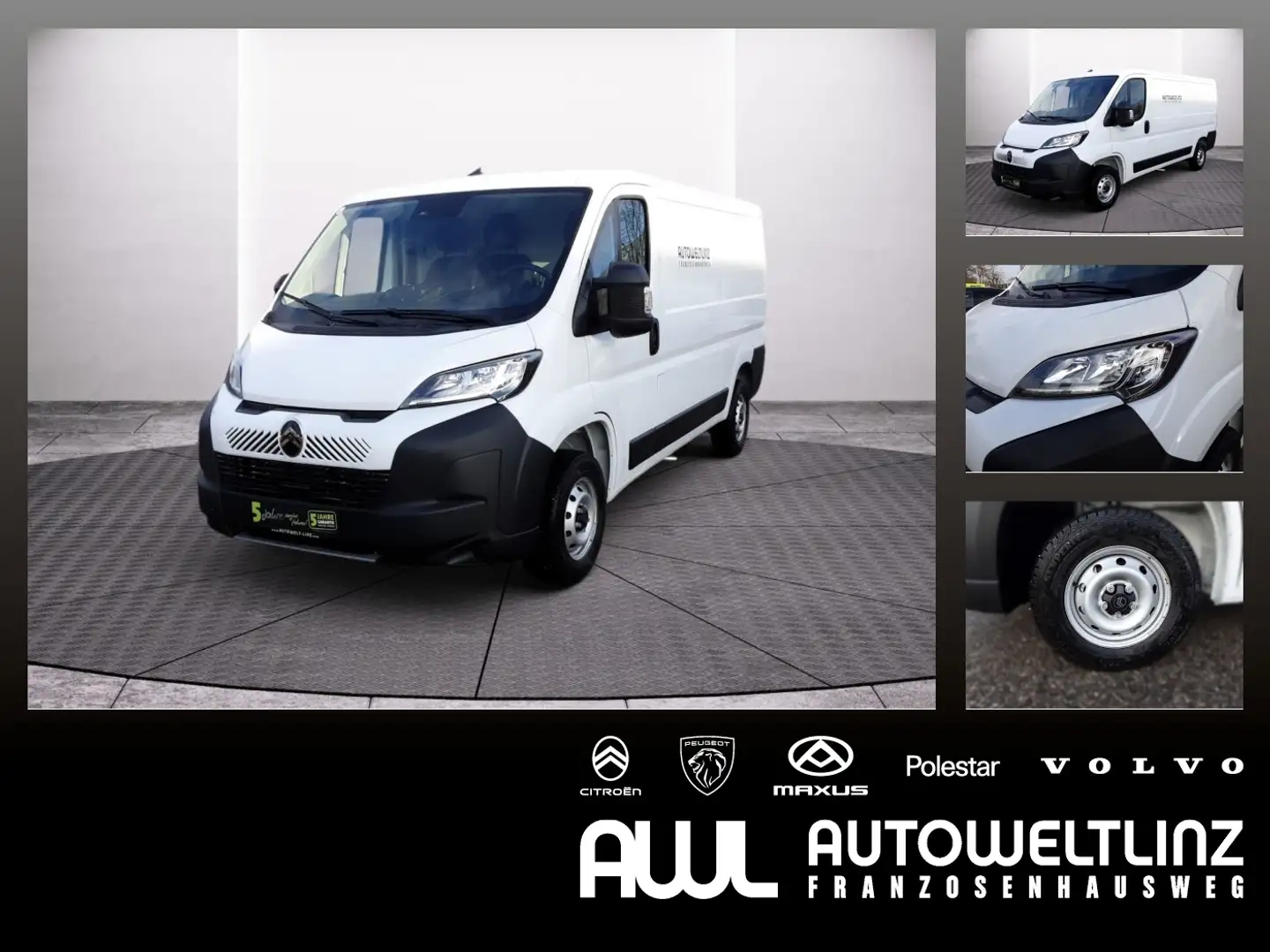 Citroen Jumper KW 30 L2H1 120 Kam.+PDC+Facelift+SpurH Weiß - 1