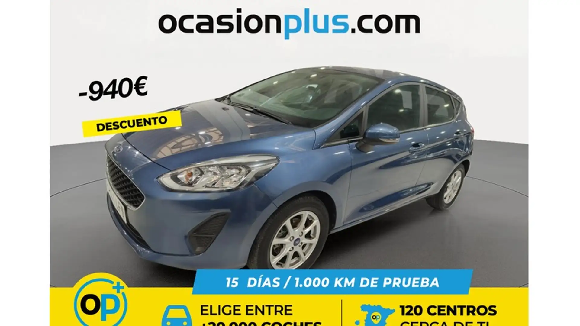 Ford Fiesta 1.1 Ti-VCT Trend Bleu - 1