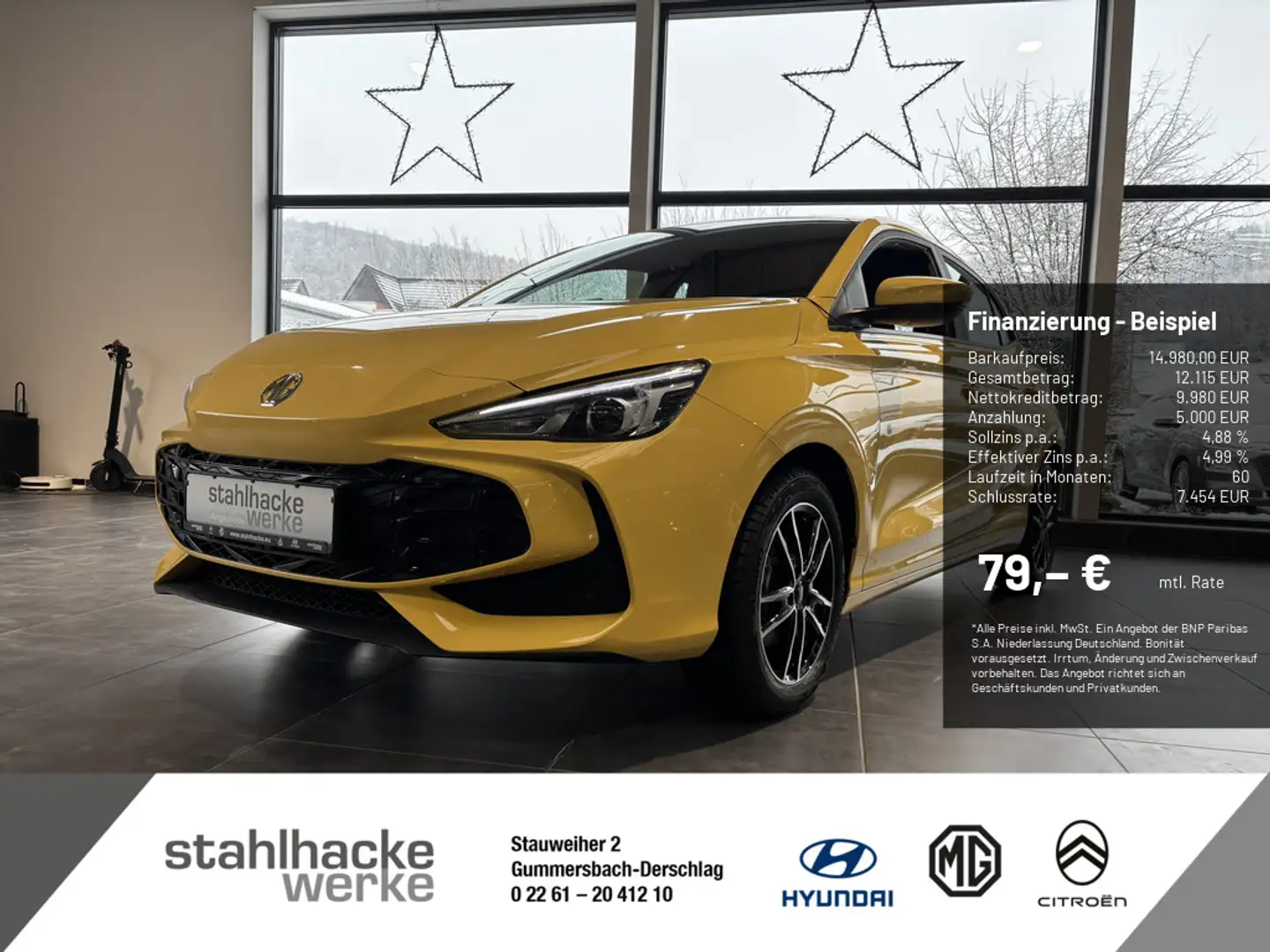 MG MG3 I 1.5L Benziner Gelb - 1