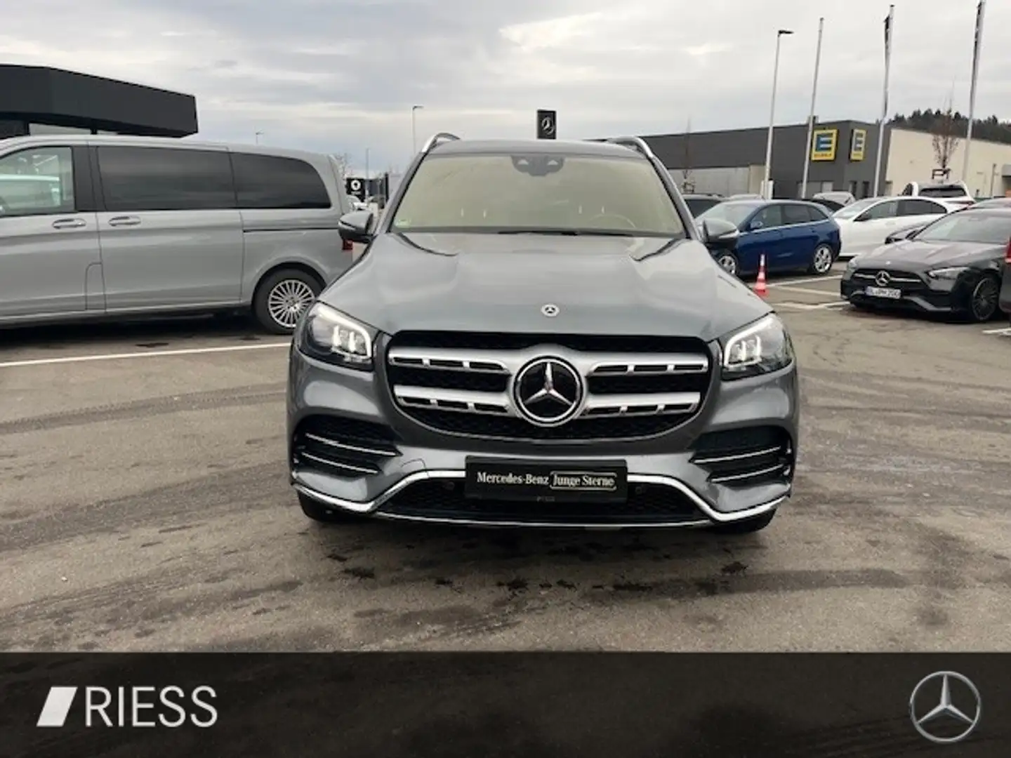 Mercedes-Benz GLS 400 d 4MATIC AMG-PANO-KEYLESS-360-AHK-7SITZE Gris - 2