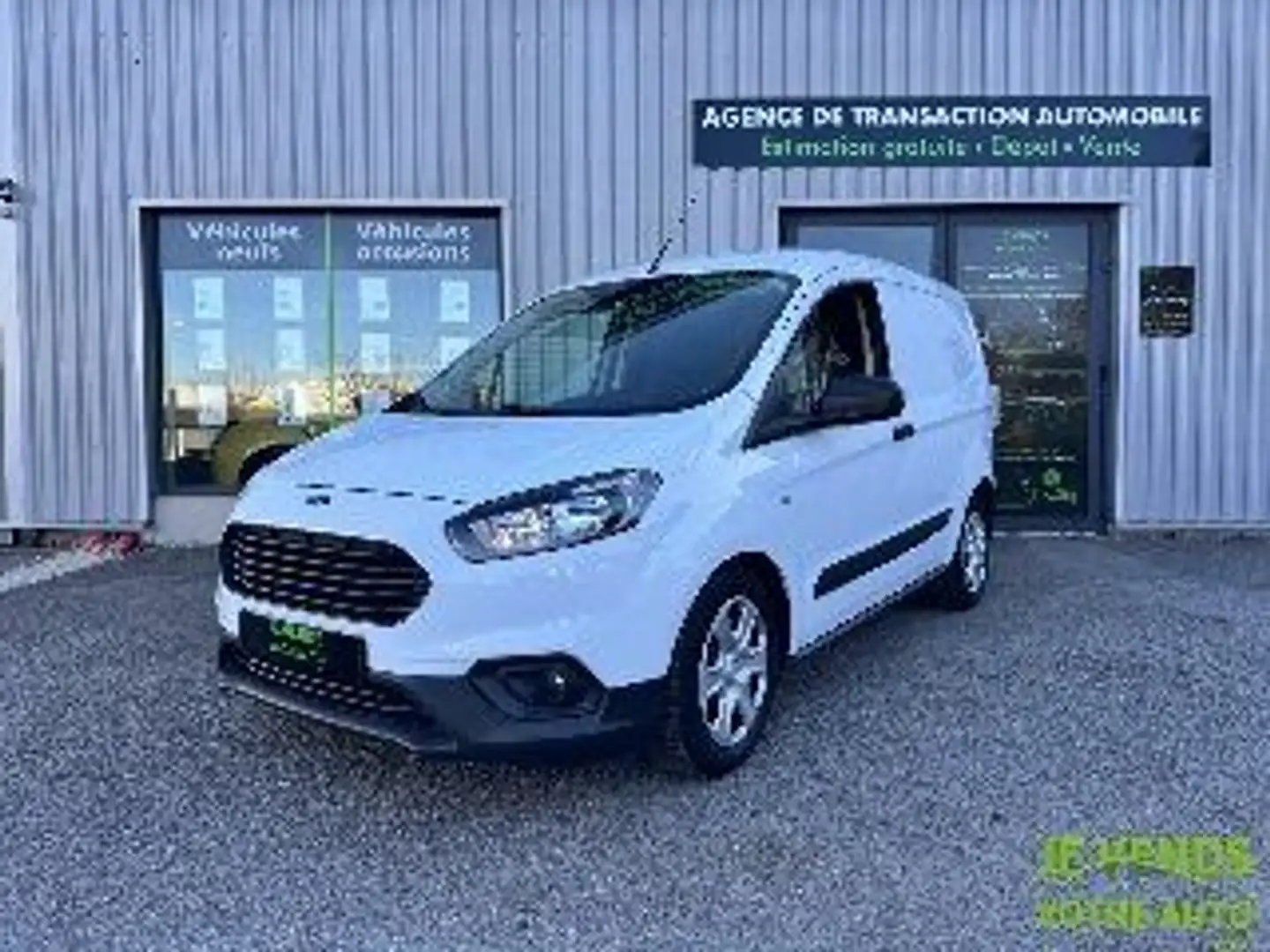 Ford Transit COURIER 1.5 TD 75ch Trend Business Blanc - 2