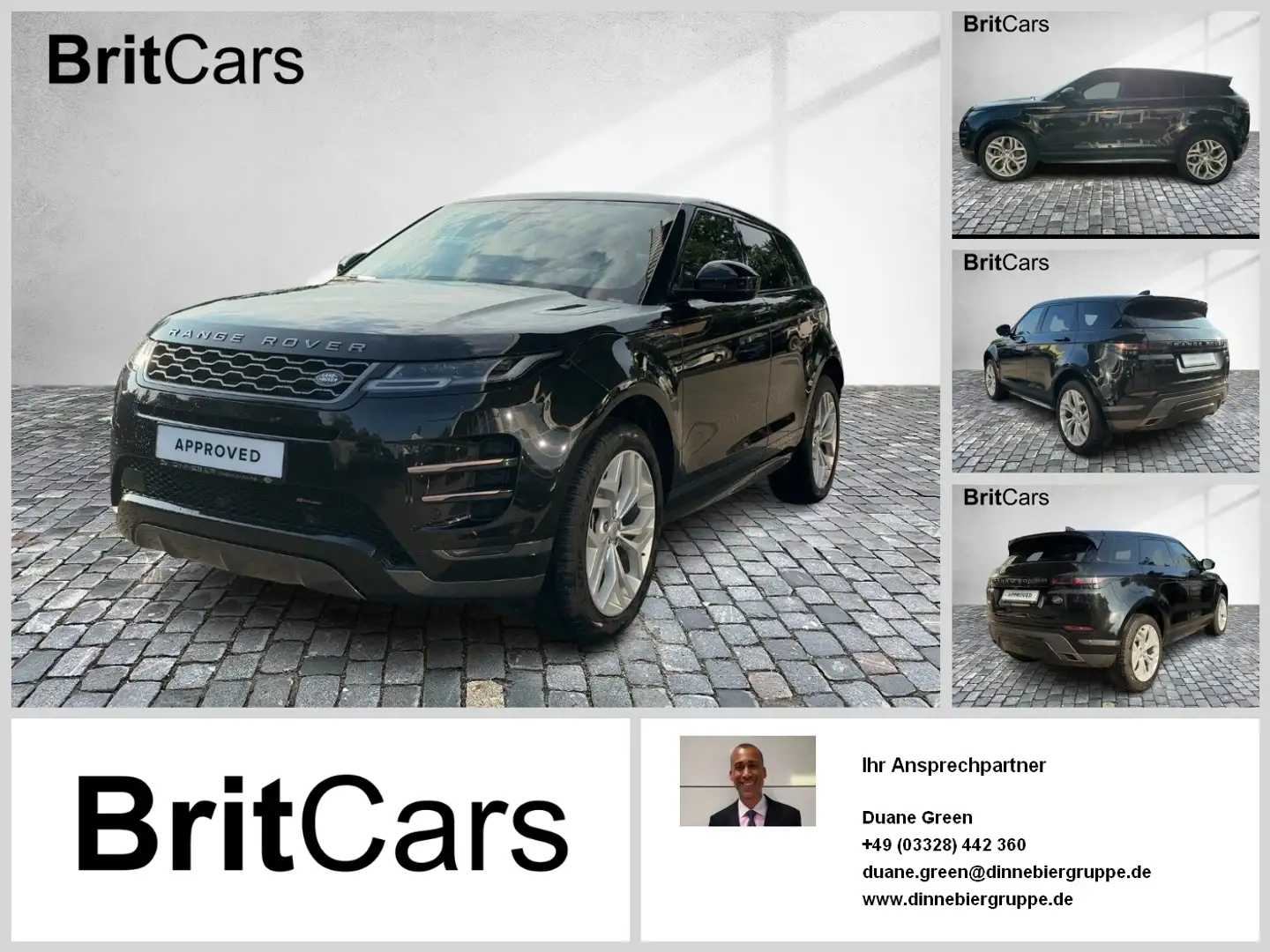 Land Rover Range Rover Evoque P250 R-Dynamic SE PSD,AHK Schwarz - 1