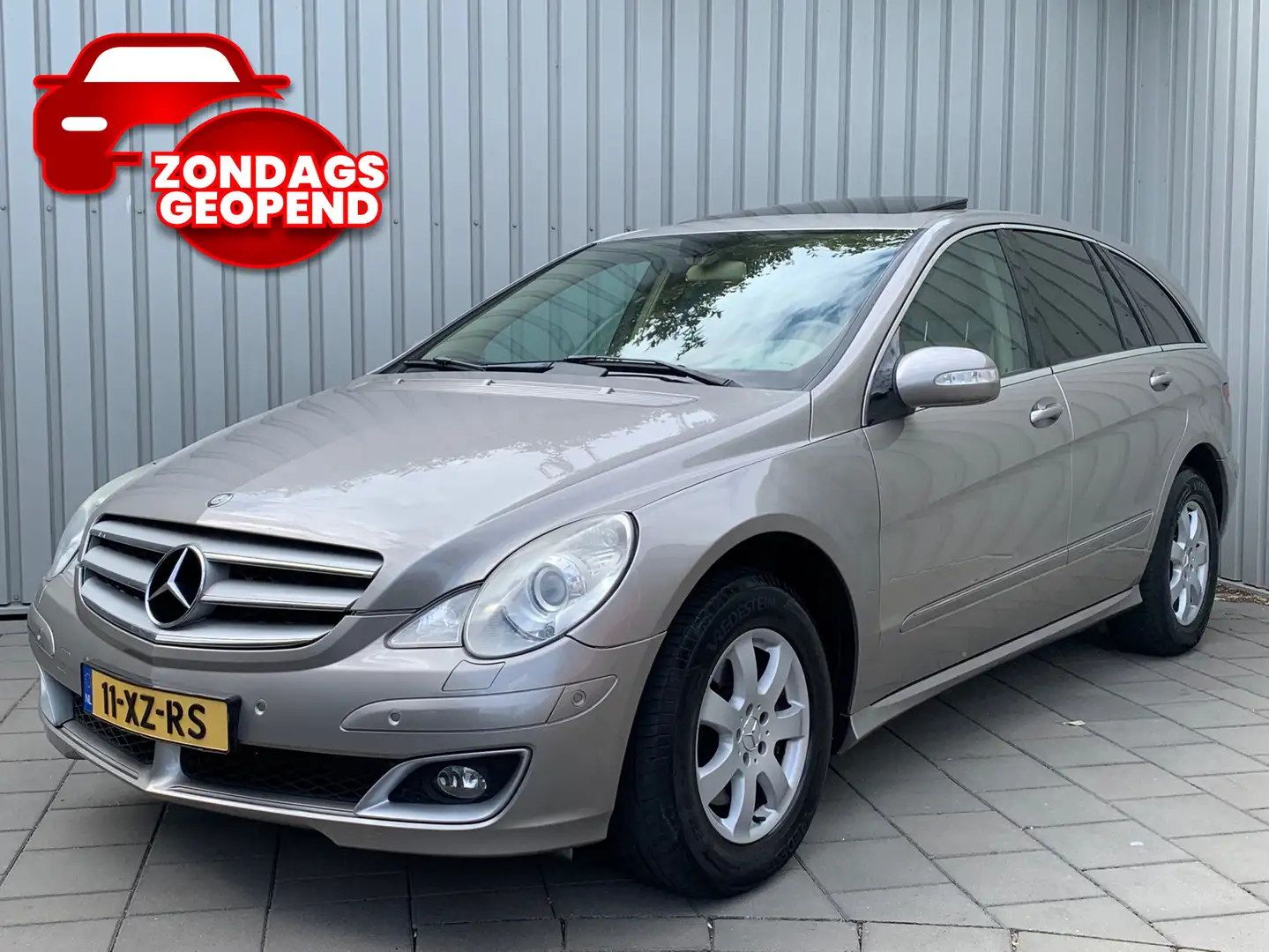 Mercedes-Benz R 350 4-Matic|6 Persoons|Youngtimer|Automaat|Navigatie| Gris - 1