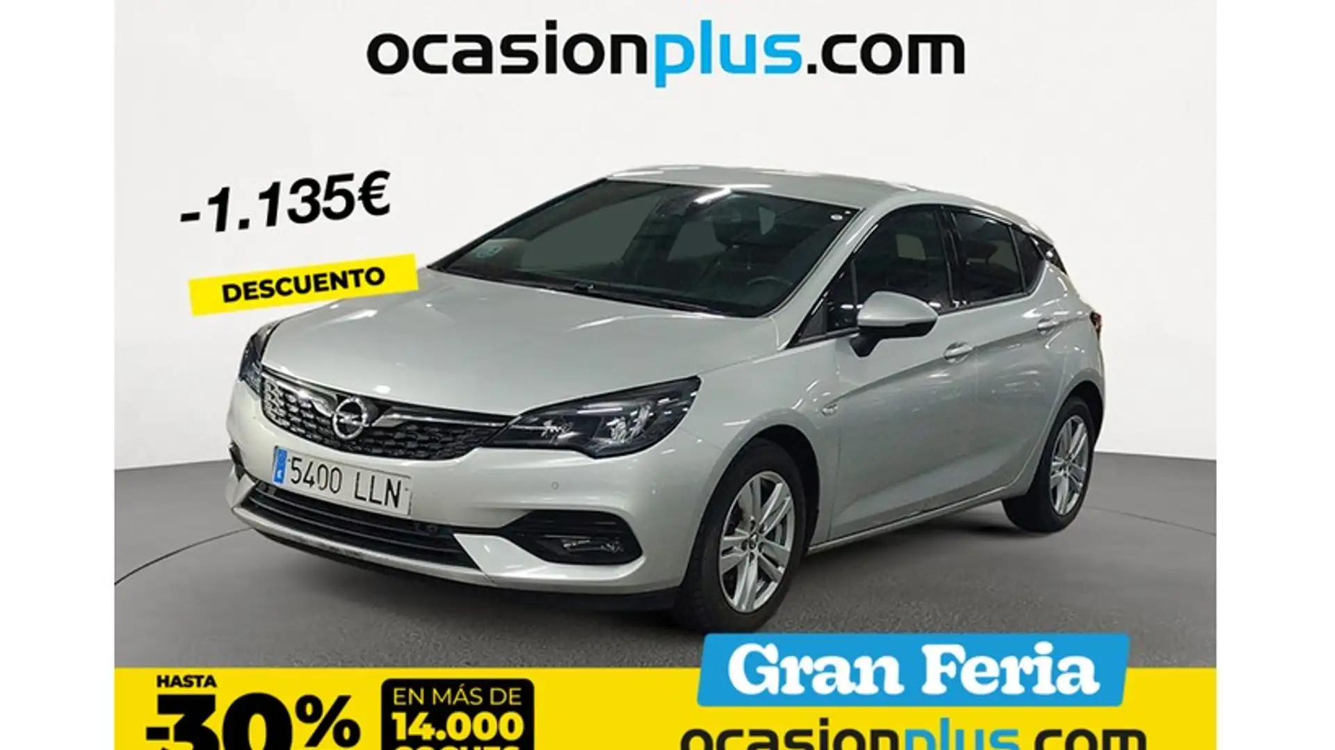 Opel Astra 1.2T S/S GS Line 110 Zilver - 1