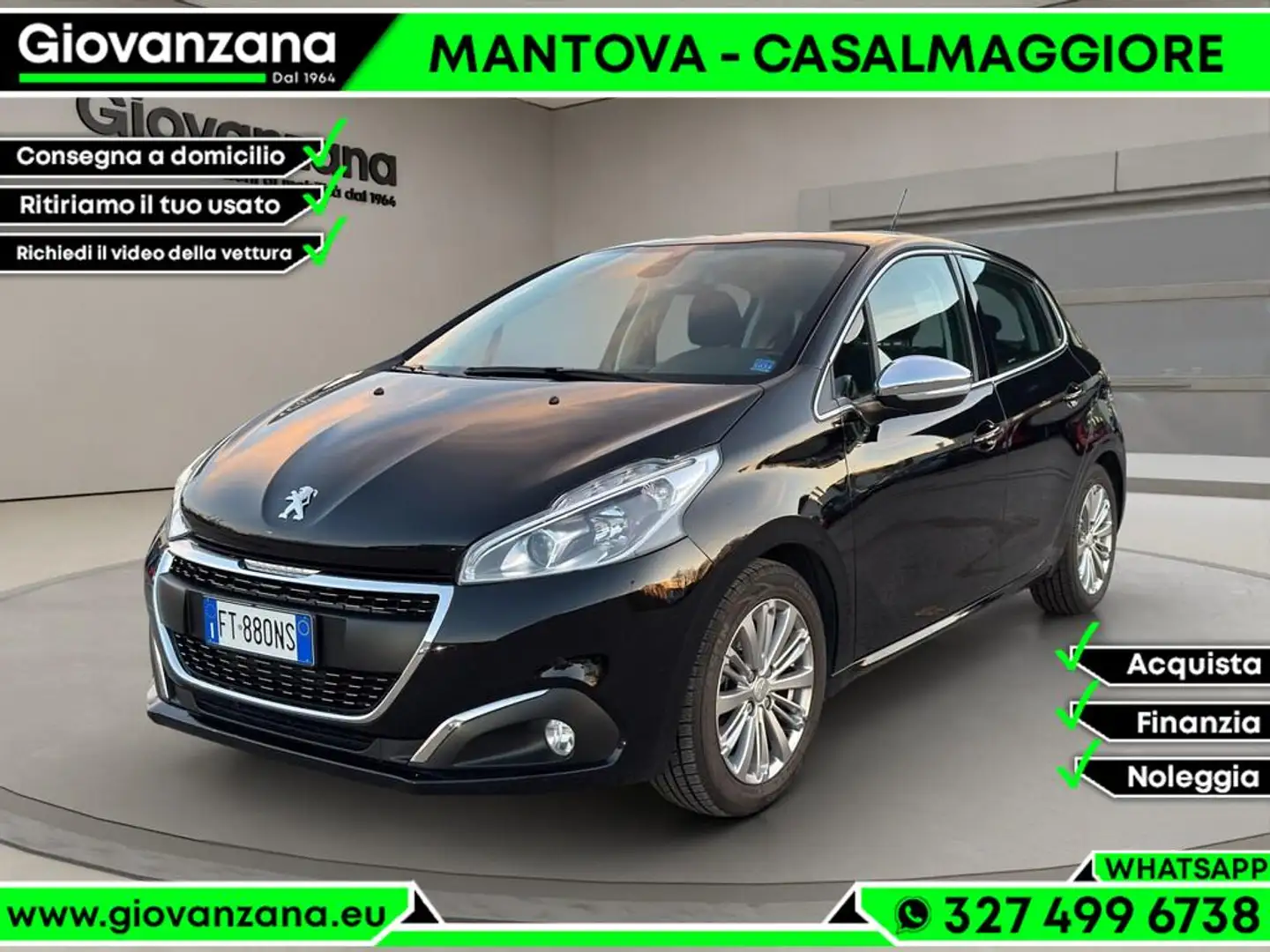 Peugeot 208 1.2 puretech Allure s&s 82cv 5p neopatentati Schwarz - 1