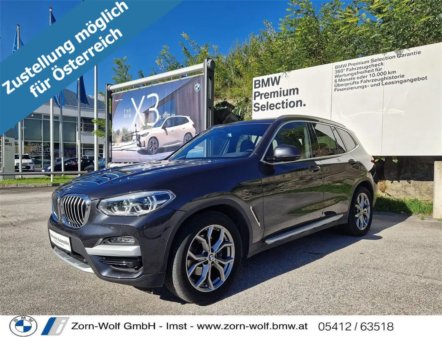 BMW X3 xDrive20d Gris - 1