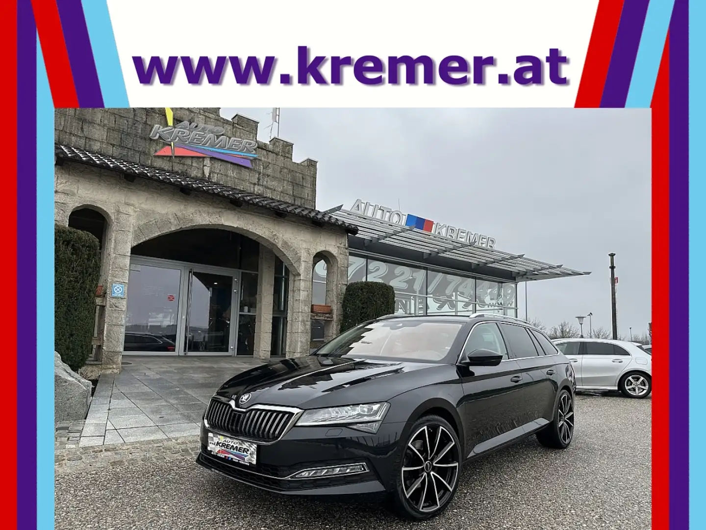 Skoda Superb Kombi 2,0 TDI Style DSG/AHK/MATRIX-LED/ACC/VIRT... Schwarz - 1