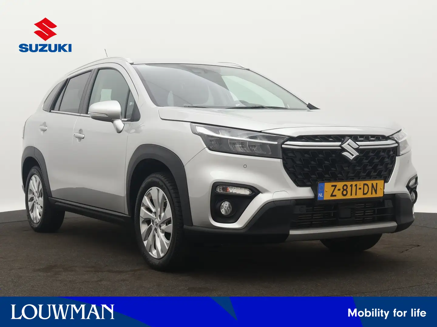 Suzuki S-Cross 1.4 Boosterjet Select Smart Hybrid | Dodehoekdetec Grijs - 1