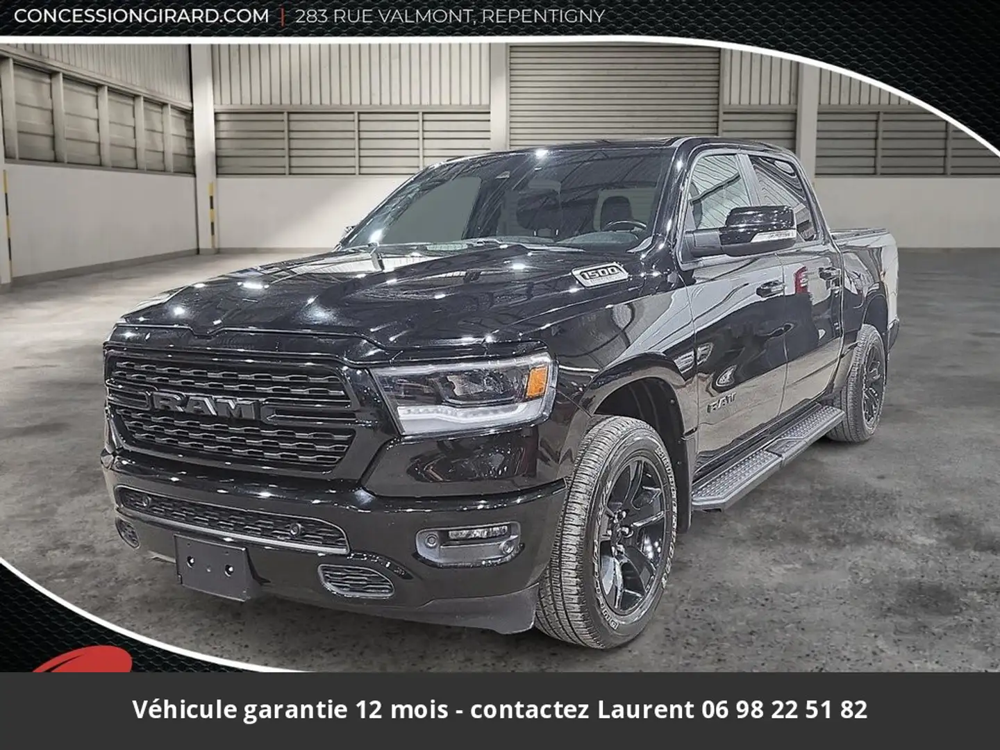 Dodge RAM Sport Night 12P 5.7L 4x4 Tout compris hors homolog Noir - 1